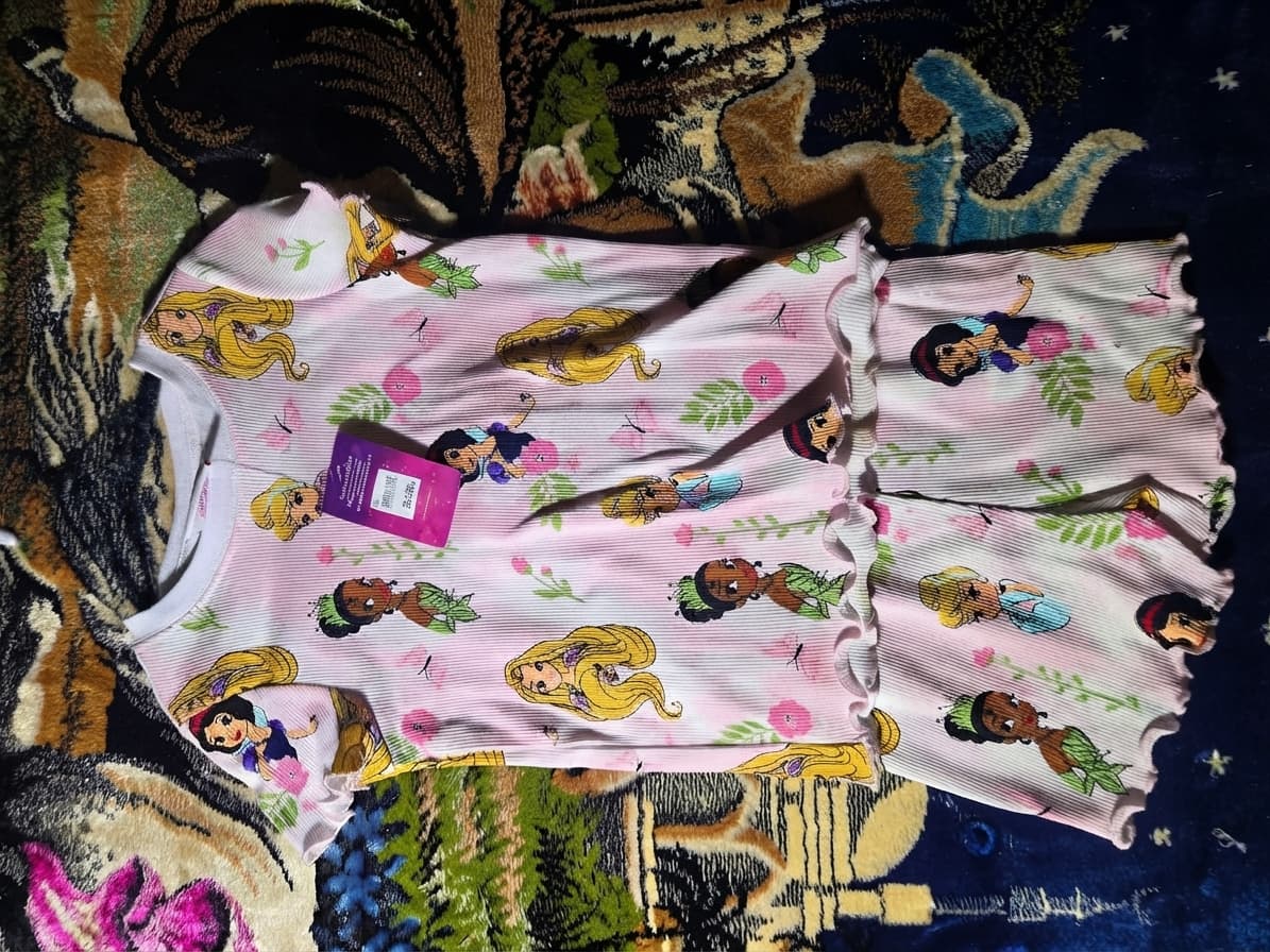 mitchdowd Disney Princess Ribbed Pajama Set - Pink NWT — photo 1 of 3