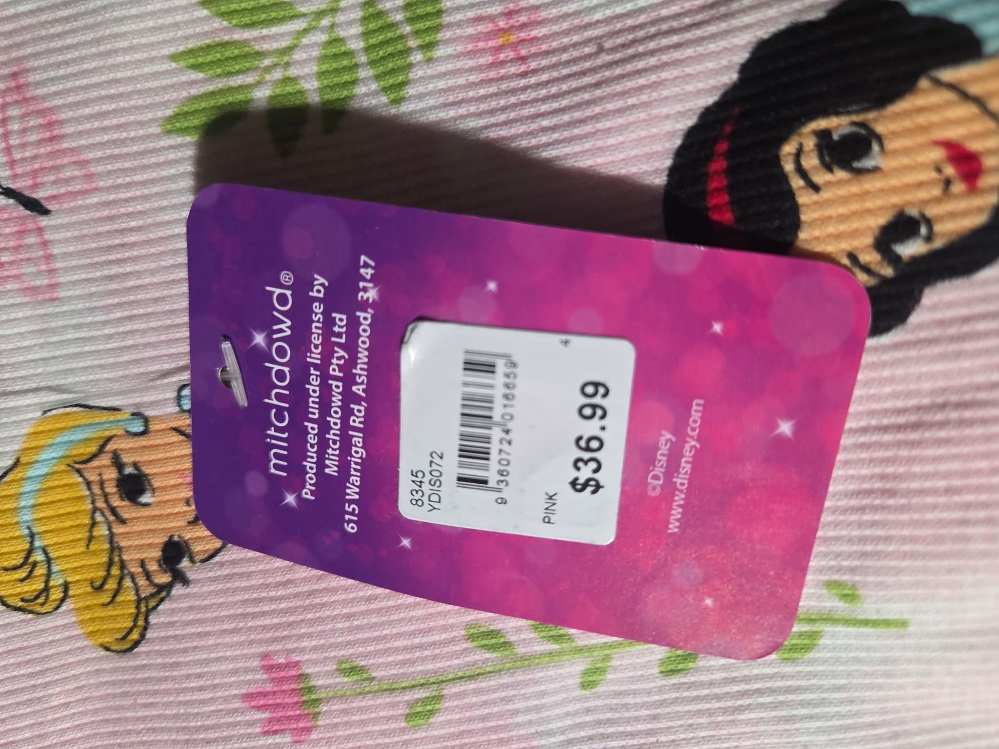 mitchdowd Disney Princess Ribbed Pajama Set - Pink NWT — photo 2 of 3