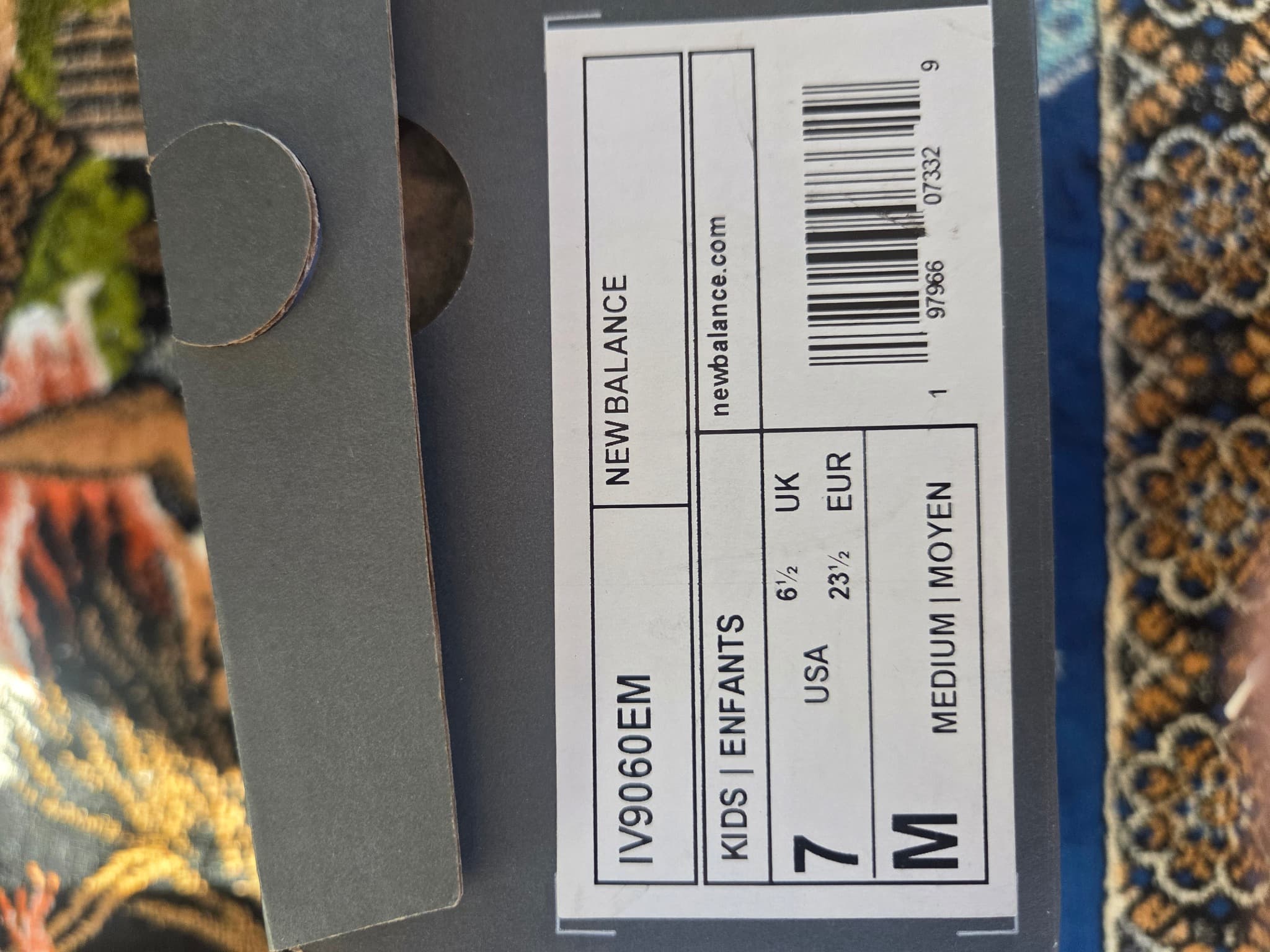 New Balance 9060 Toddler Sneakers - Grey — photo 3 of 3