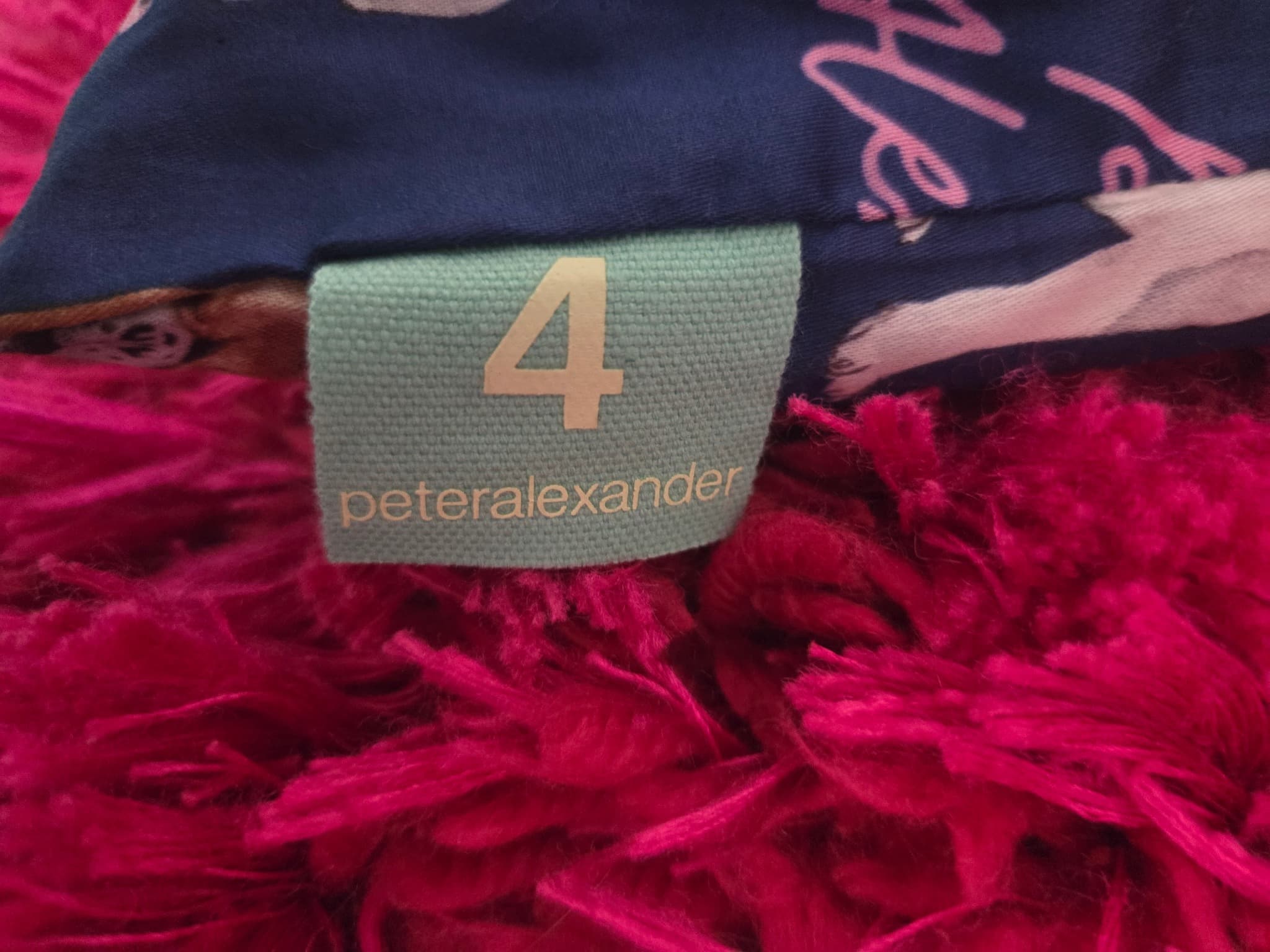 peteralexander French Bulldog Print Drawstring Pouch — photo 2 of 2