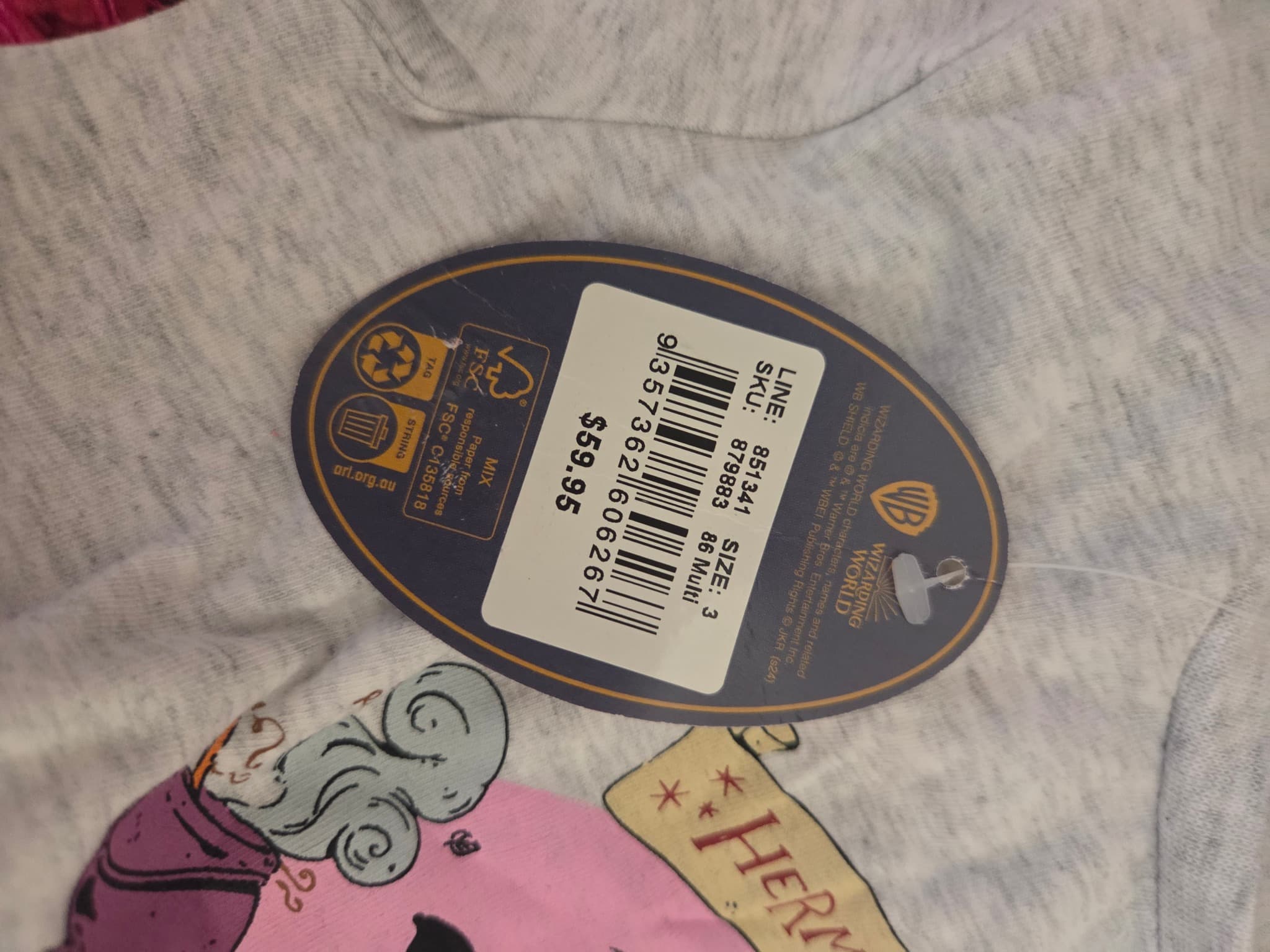 peteralexander Harry Potter Pajama Set - Size 3 New With Tags — photo 8 of 8