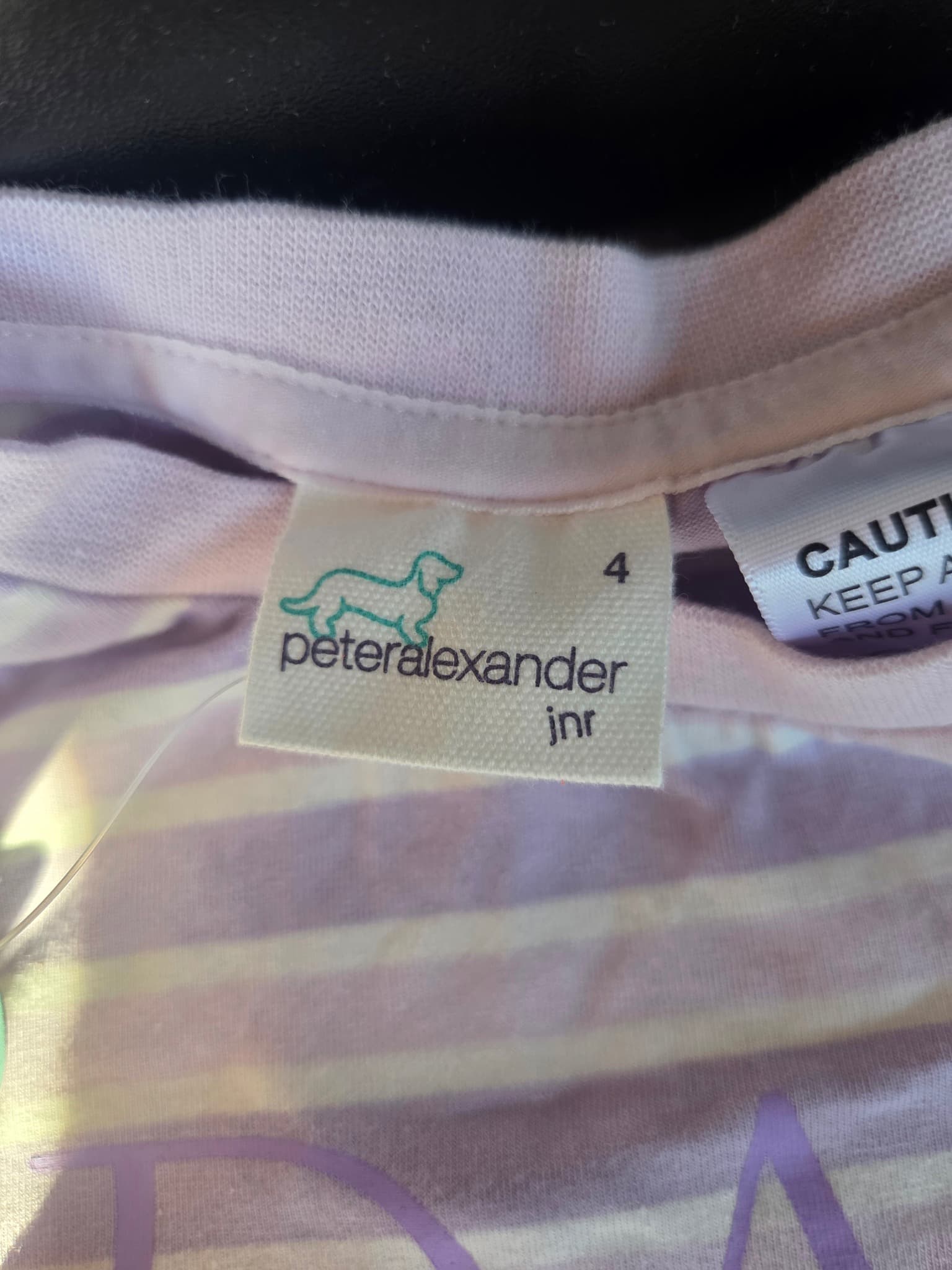 peteralexander Kids Striped Dachshund Pyjama Set - Size 4 — photo 2 of 2