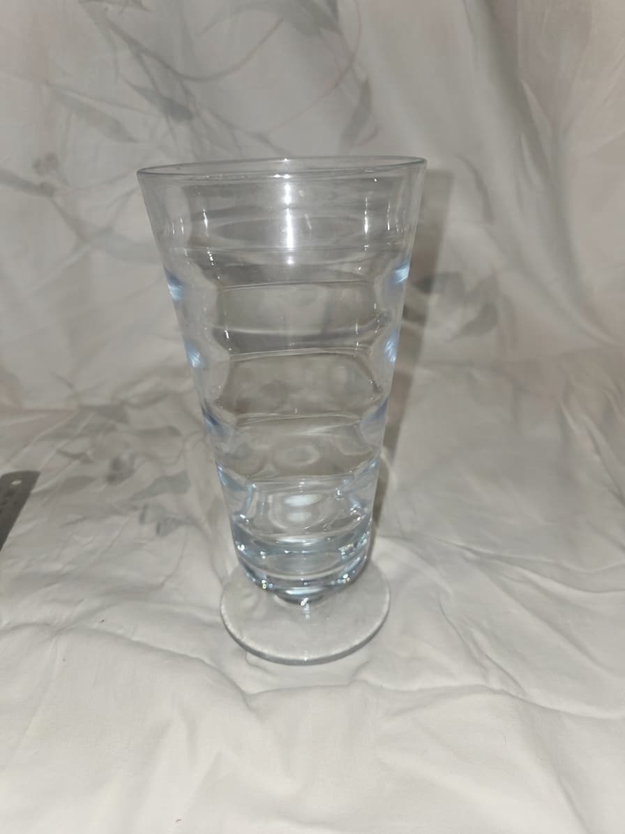 Pokal Drinking Glass - Clear Blue Tinted Tumbler — photo 1 of 2