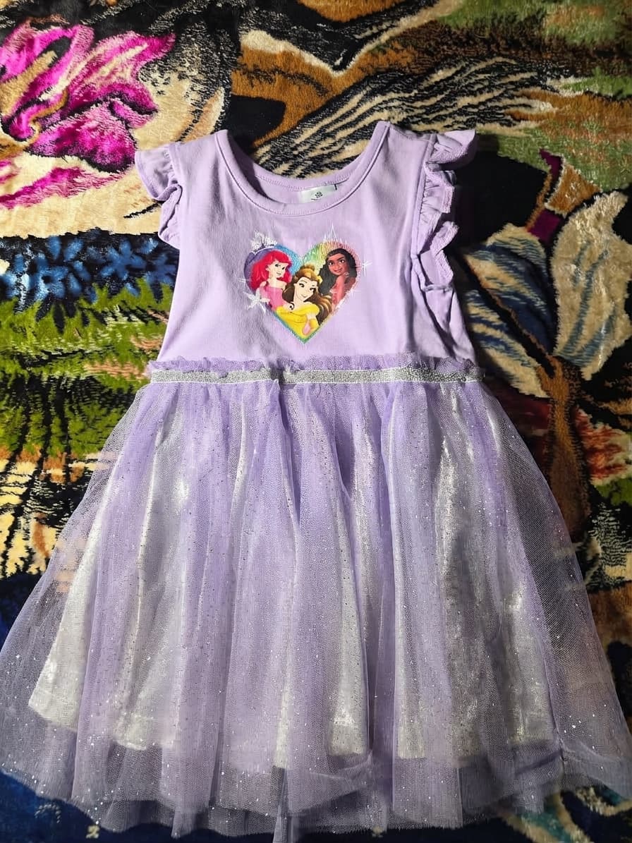 Princess Ariel Belle Moana Purple Tulle Dress - Size 2 — photo 1 of 2