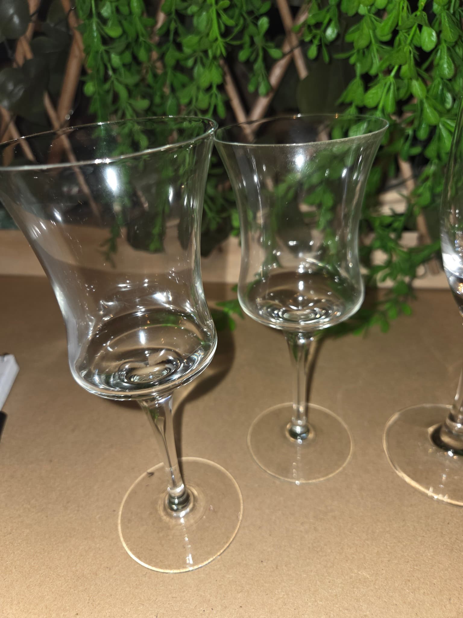 Set of 5 Vintage Crystal Stemware Glasses — photo 2 of 3
