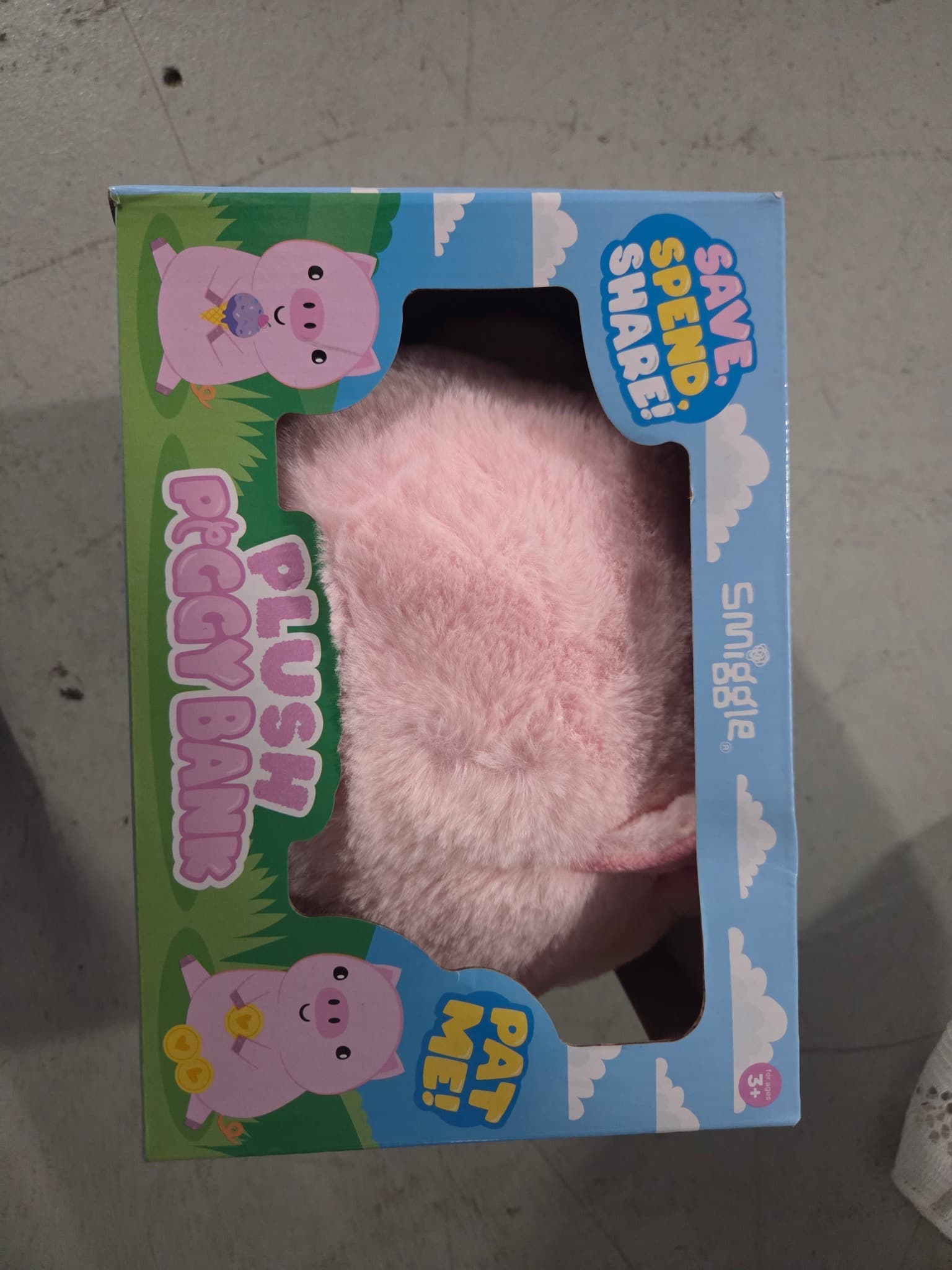 Smiggle Plush Piggy Bank - Pink Soft Toy Money Box — photo 1 of 3