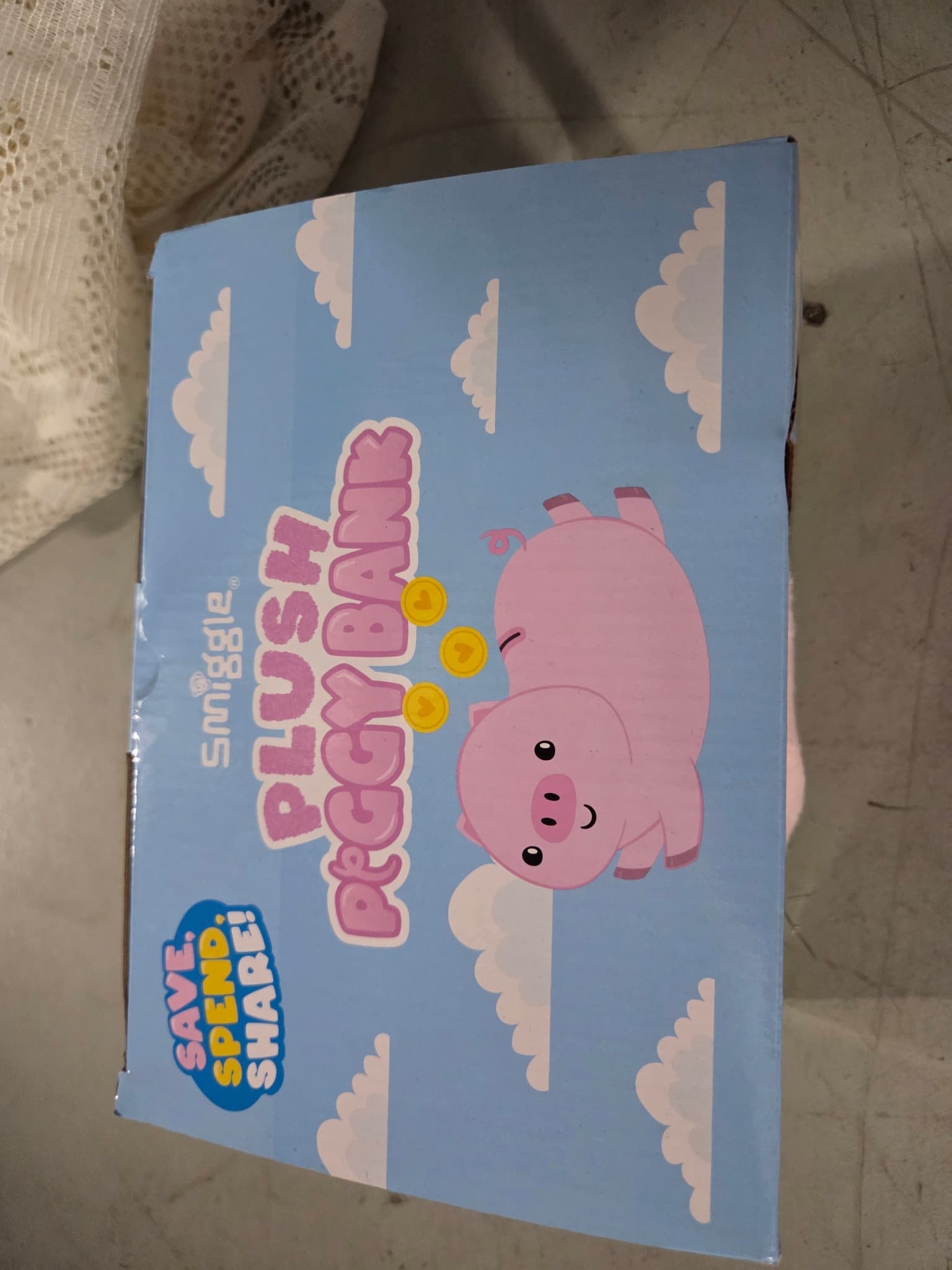 Smiggle Plush Piggy Bank - Pink Soft Toy Money Box — photo 2 of 3