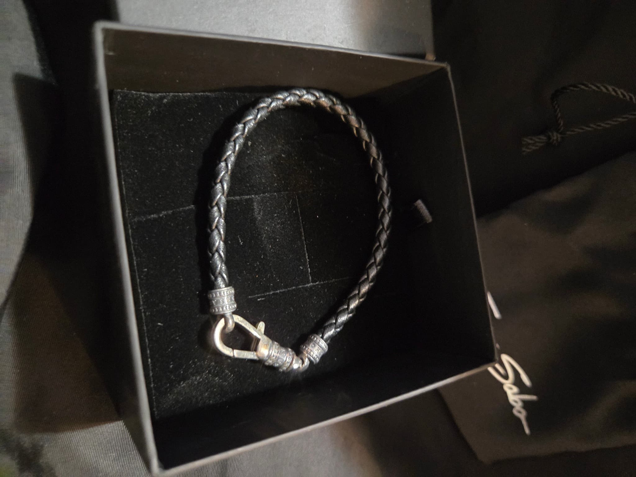 Thomas Sabo Karma Beads Braided Leather Bracelet — photo 2 of 2