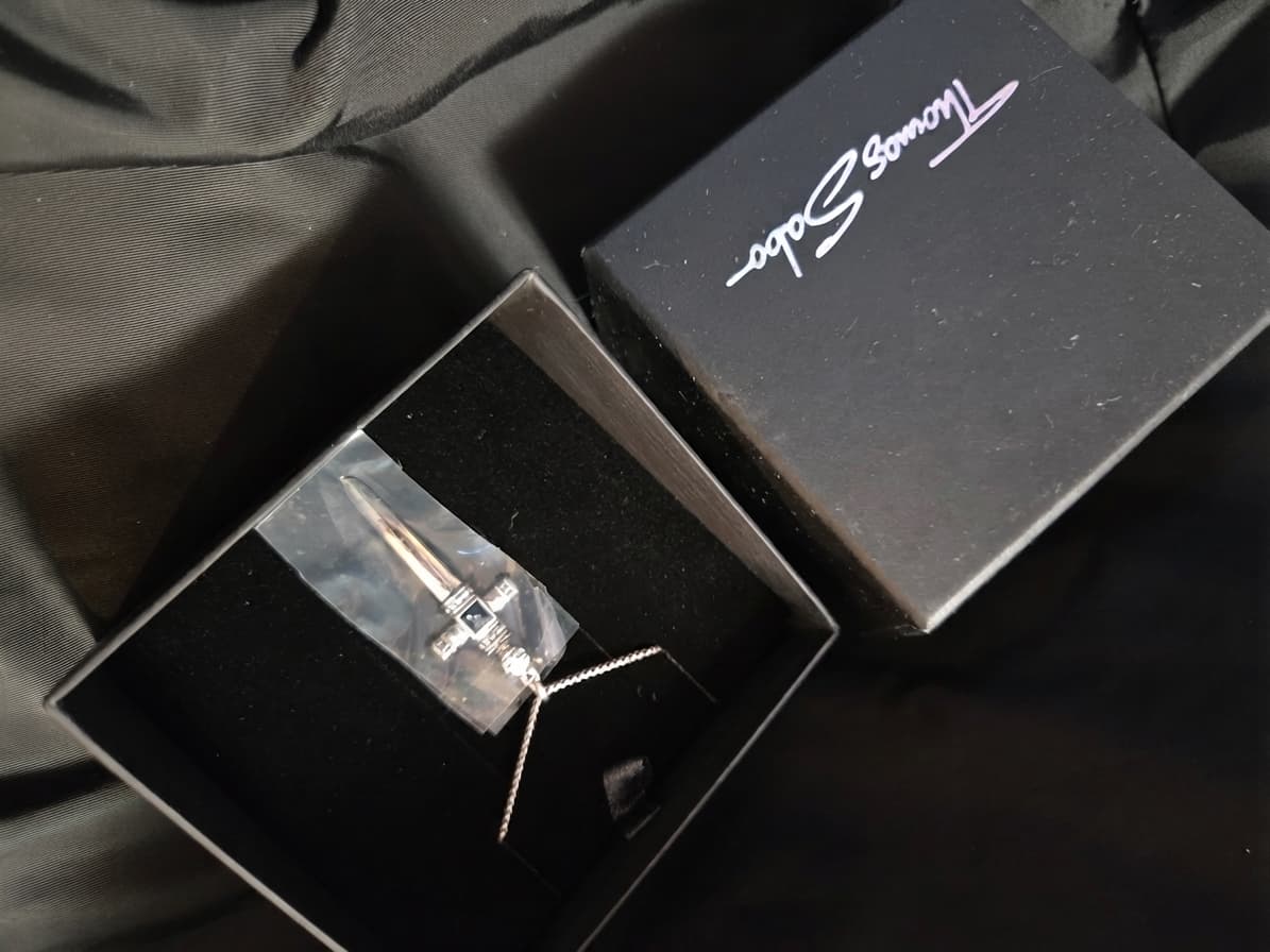 Thomas Sabo Sterling Silver Dagger Pendant Necklace — photo 1 of 2