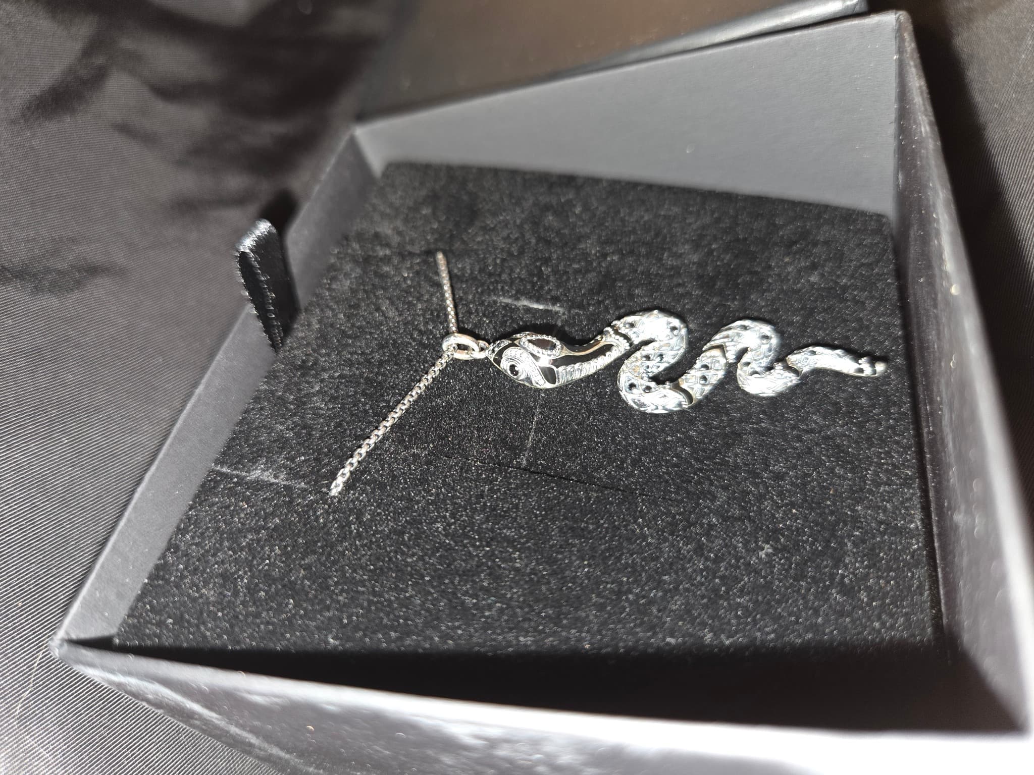 Thomas Sabo Sterling Silver Snake Pendant Necklace — photo 3 of 3