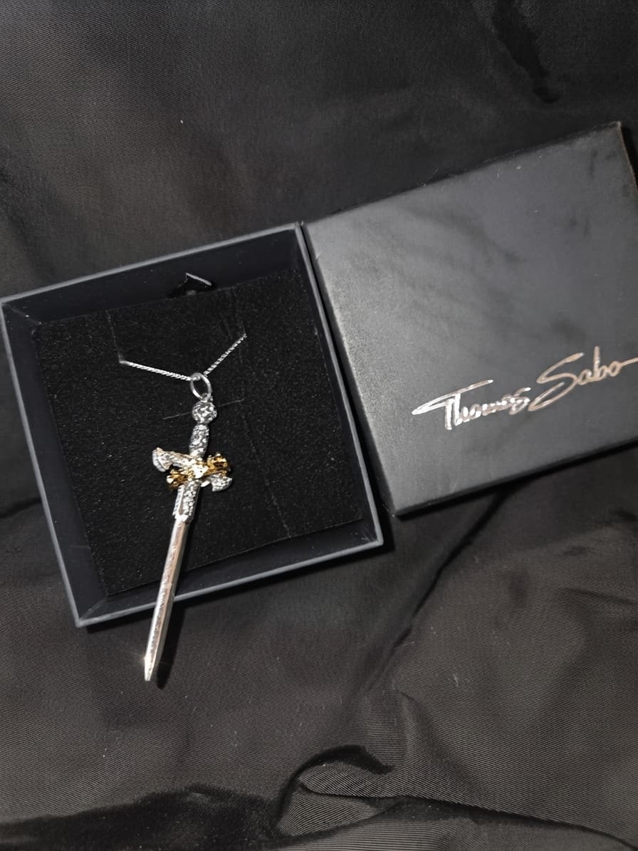 Thomas Sabo Sword Pendant Necklace - Sterling Silver — photo 1 of 5