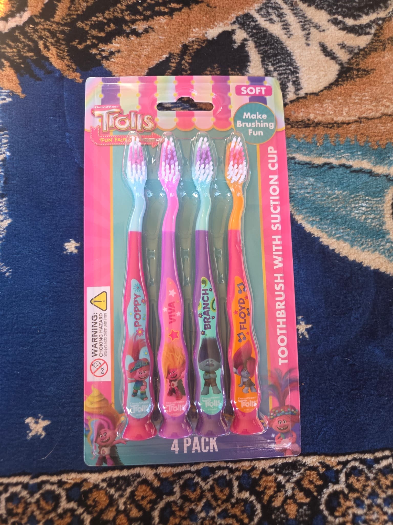 Trolls Fun Fair Soft Toothbrush 4-Pack — photo 1 of 3