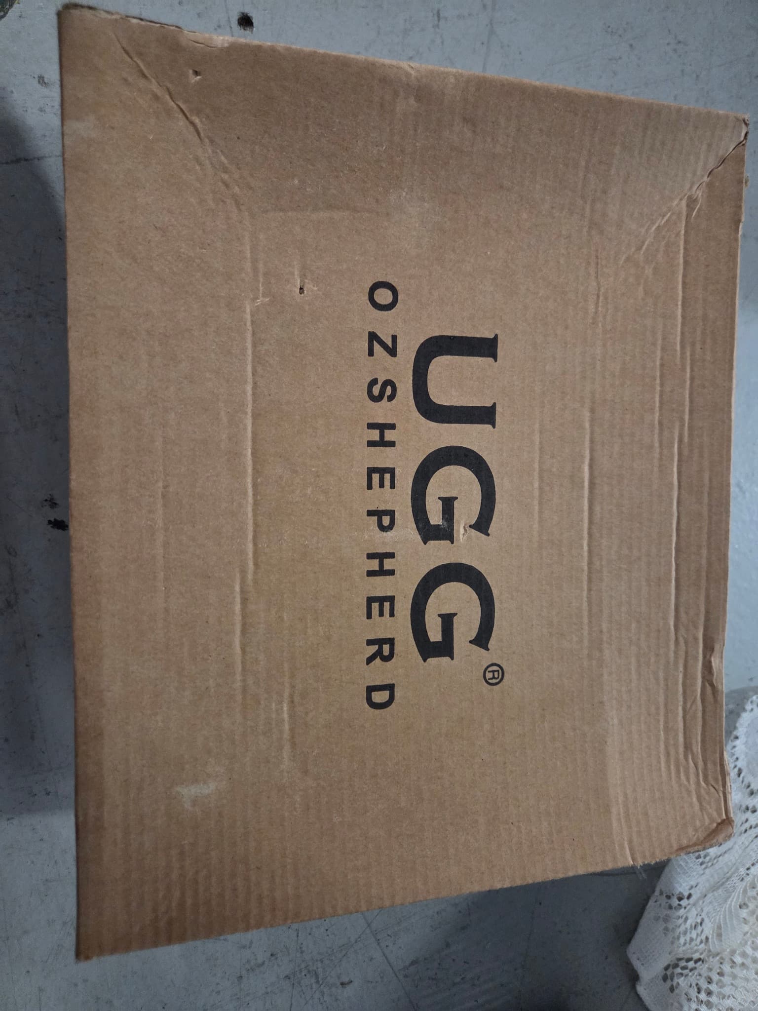 UGG Ozshepherd Mini Suede Sheepskin Boots - Chestnut — photo 3 of 3
