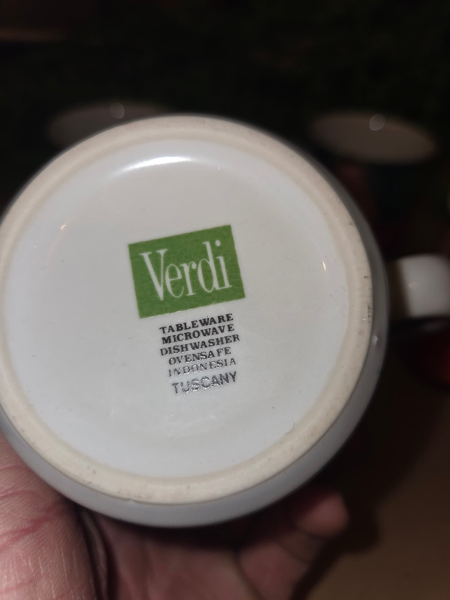 Verdi Tuscany Fruit Pattern Mugs - Set of 4 — photo 3 of 3