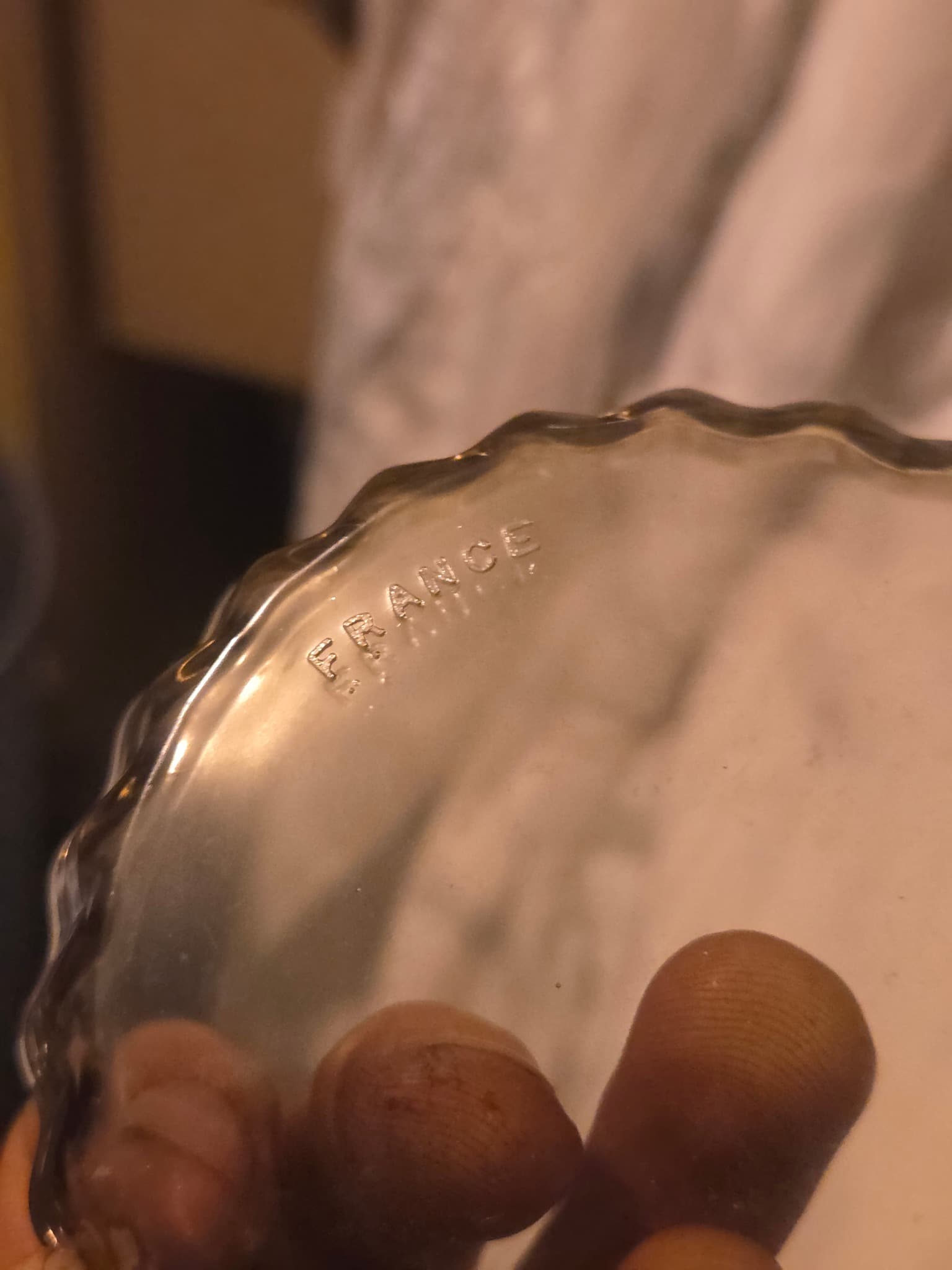Vintage Arcopal France Smoked Glass Fluted Tart Dish — photo 4 of 6