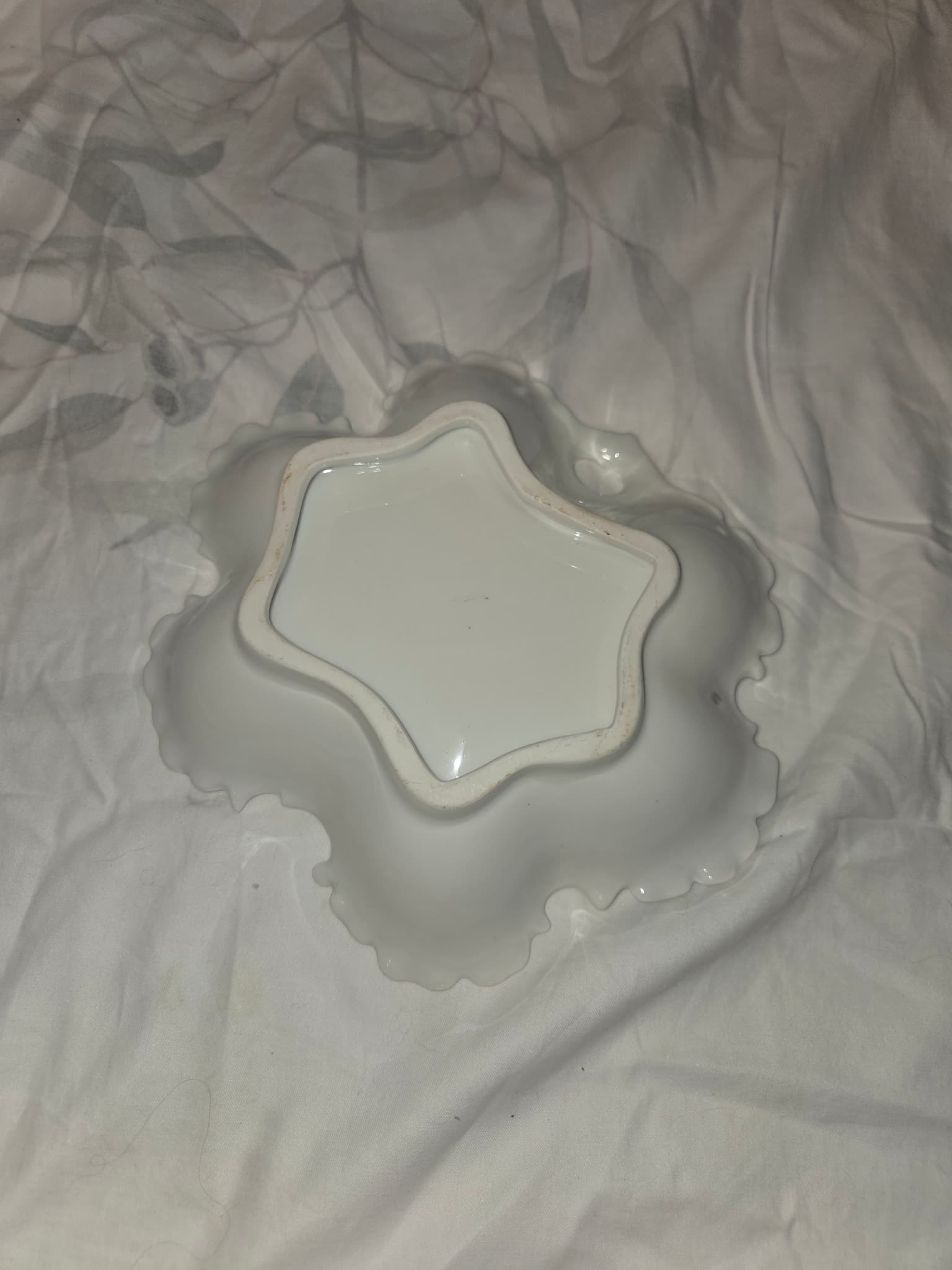 Vintage Arcopal France Smoked Glass Fluted Tart Dish — photo 6 of 6