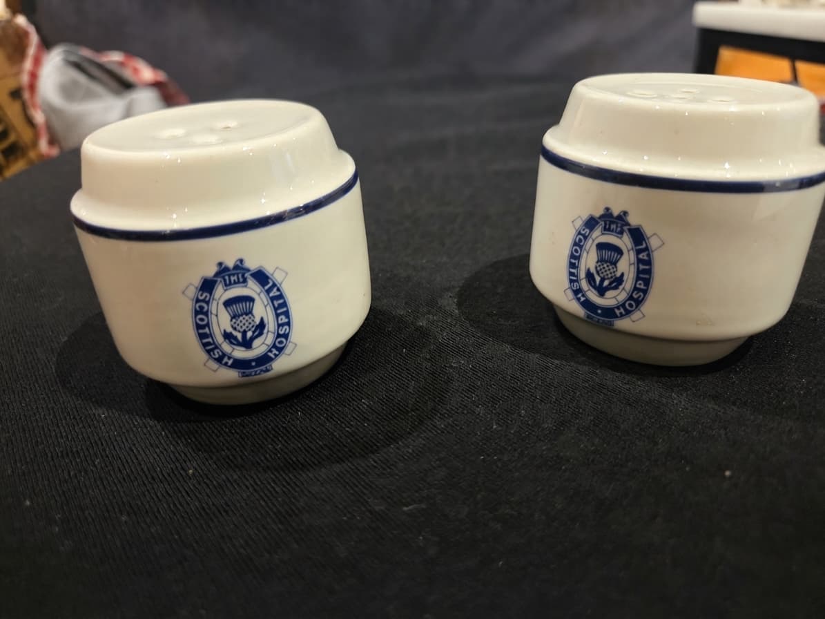 Vintage Ceramic Salt and Pepper Shaker Set — photo 1 of 2