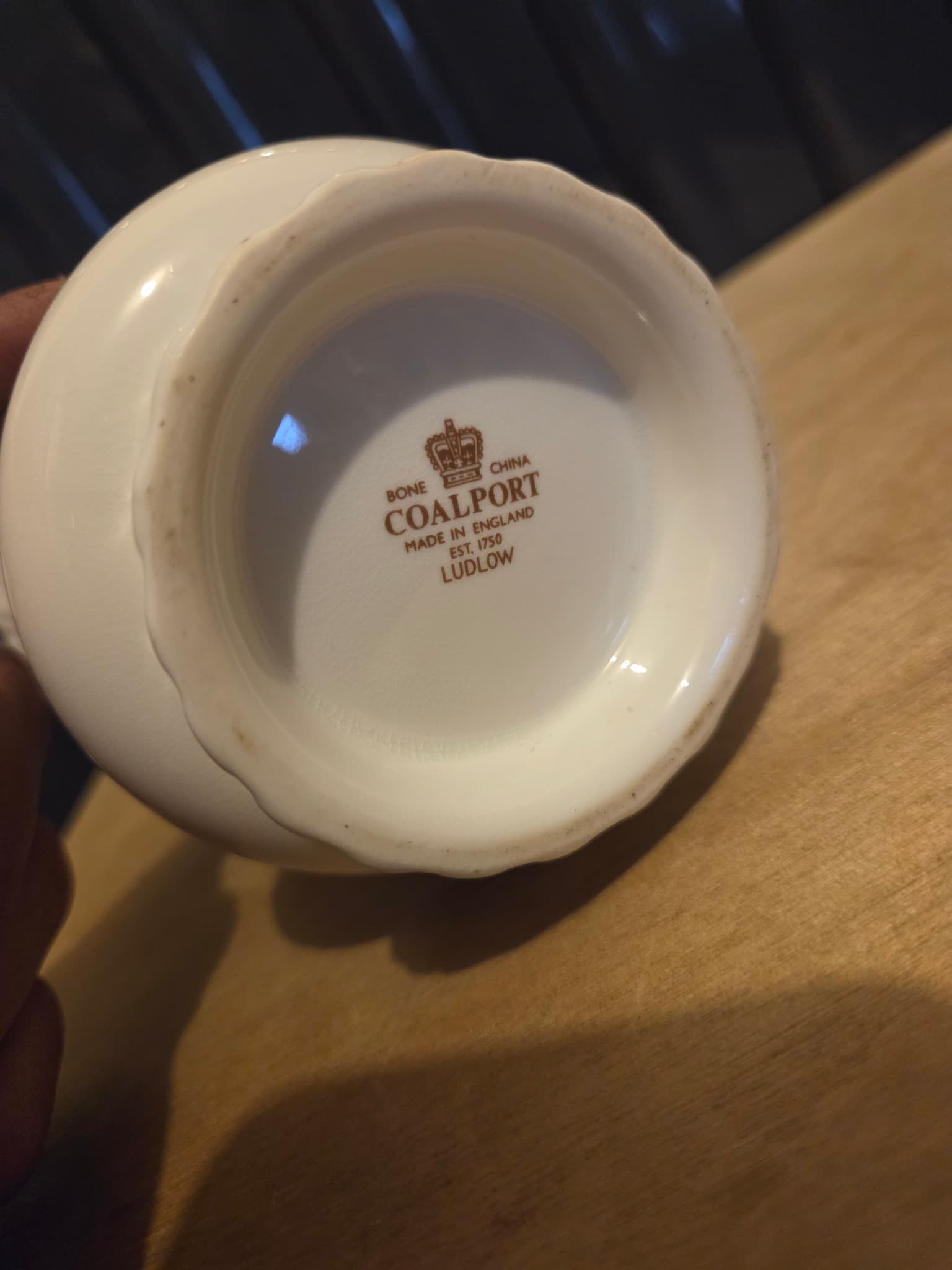Vintage Coalport Ludlow Bone China Floral Vase - Made in England — photo 3 of 5