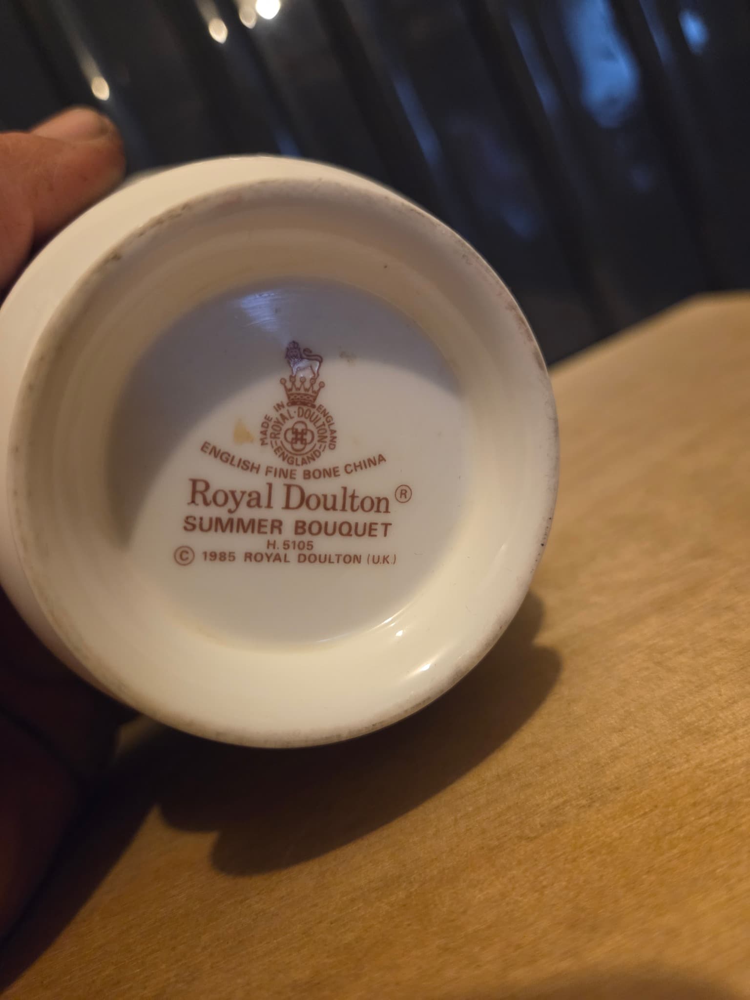 Vintage Coalport Ludlow Bone China Floral Vase - Made in England — photo 5 of 5