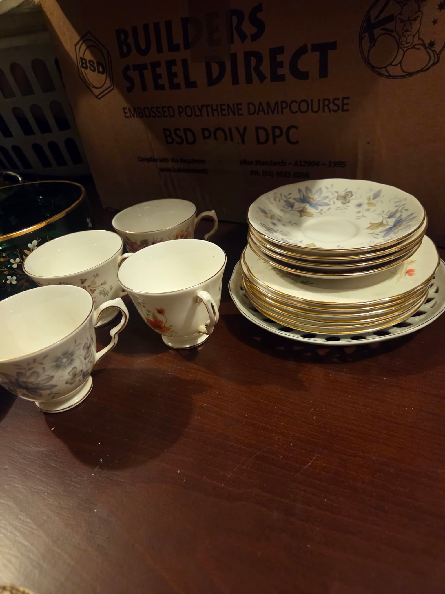 Vintage Colclough Bone China Teacup - Floral Pattern — photo 3 of 3