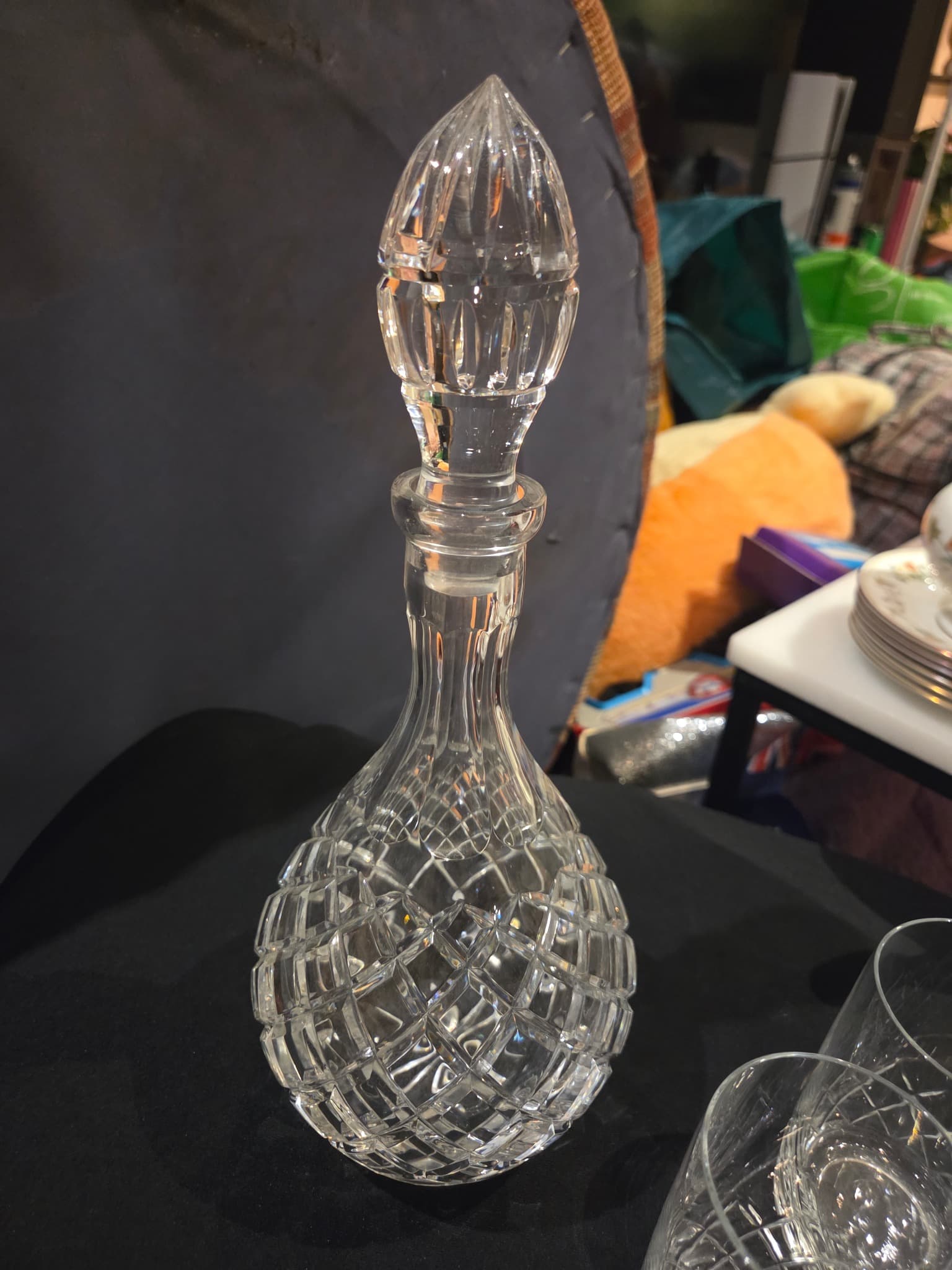 Vintage Decanter and Stemware Set — photo 2 of 6