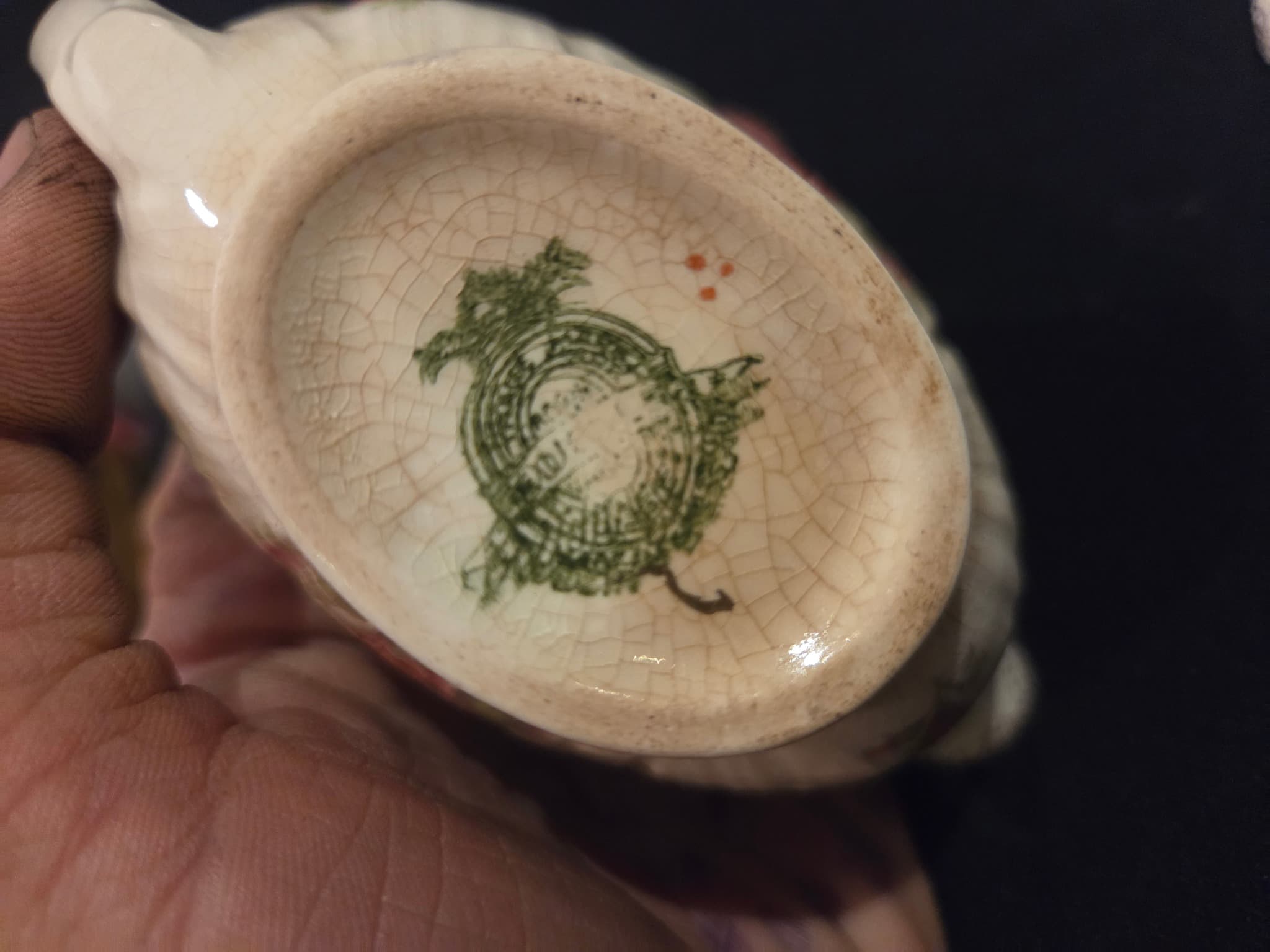 Vintage Ducal Floral Gravy Boat with Attached Underplate — photo 5 of 5