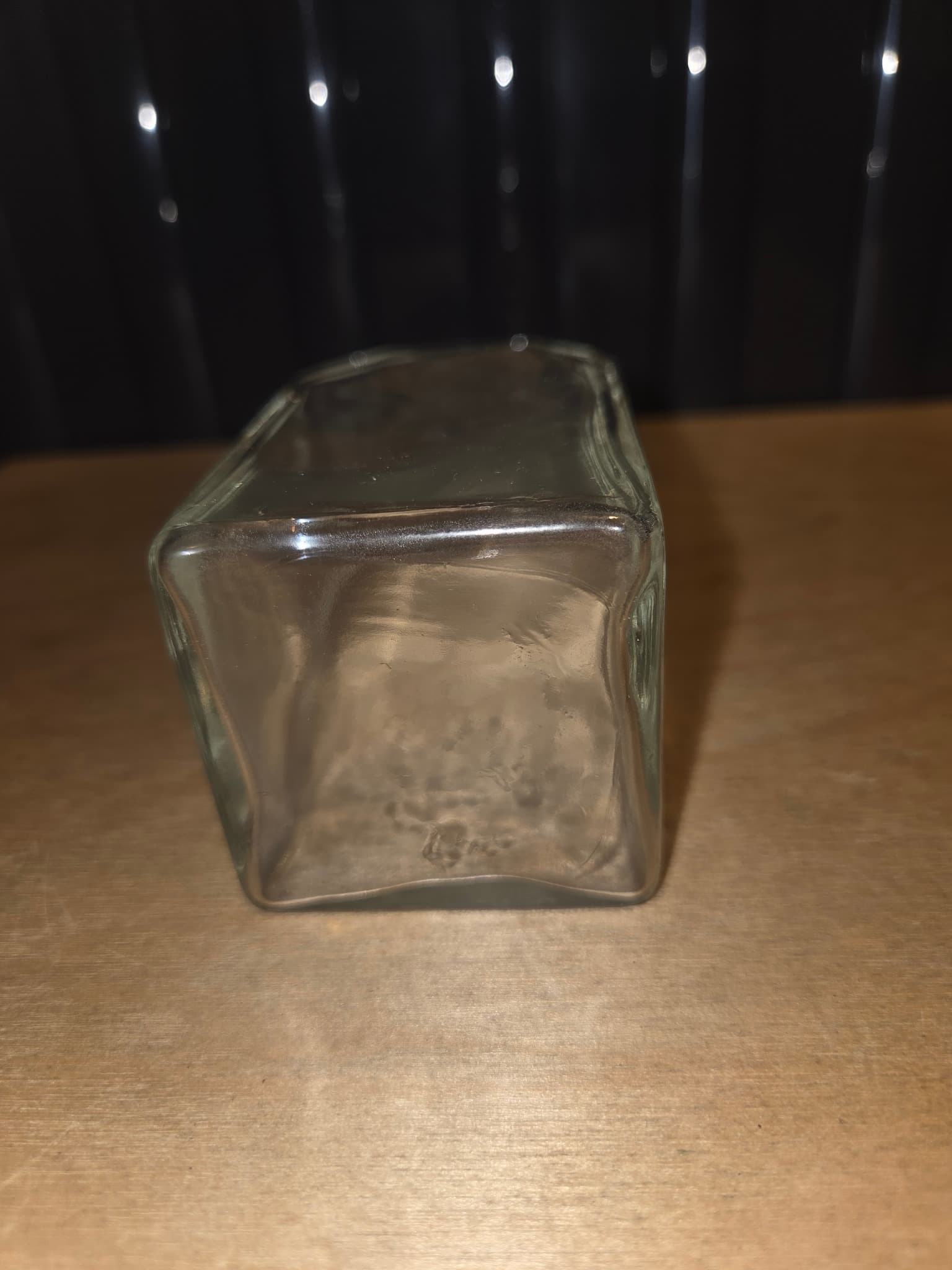 Vintage Glass Oil or Vinegar Cruet with Metal Pourer — photo 2 of 2