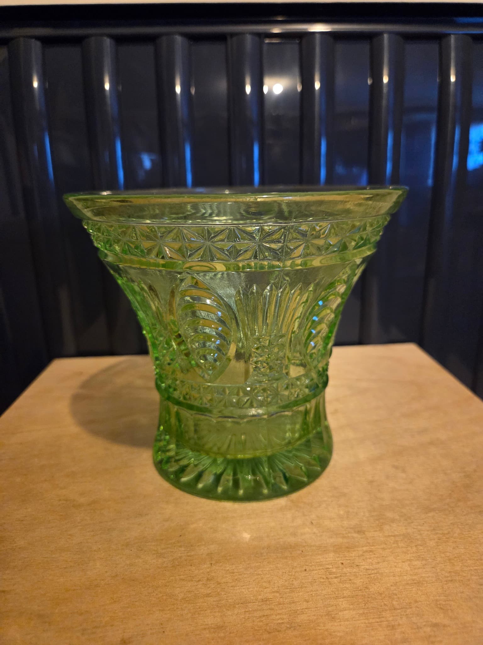 Vintage Home Decor Bundle: Depression Glass Vase, Sugar Bowl & Oil Burner — photo 3 of 7
