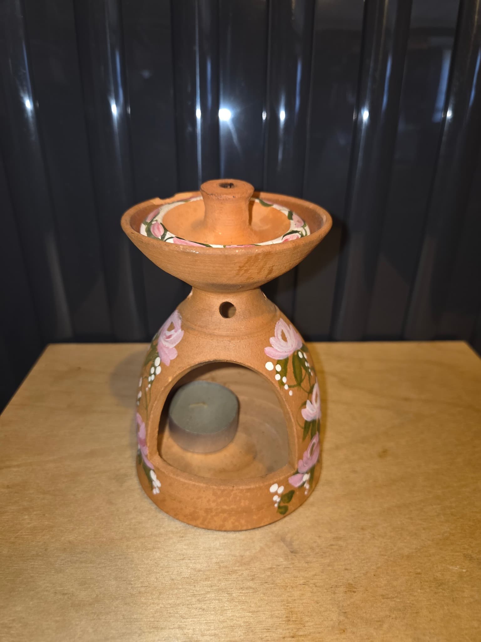 Vintage Home Decor Bundle: Depression Glass Vase, Sugar Bowl & Oil Burner — photo 6 of 7
