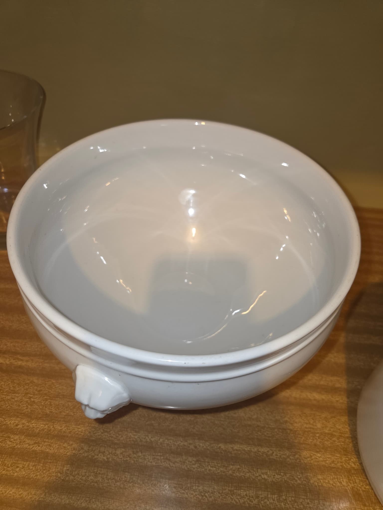Vintage Kenwood Pyrex White Lion Head Soup Tureen Bowl — photo 2 of 5