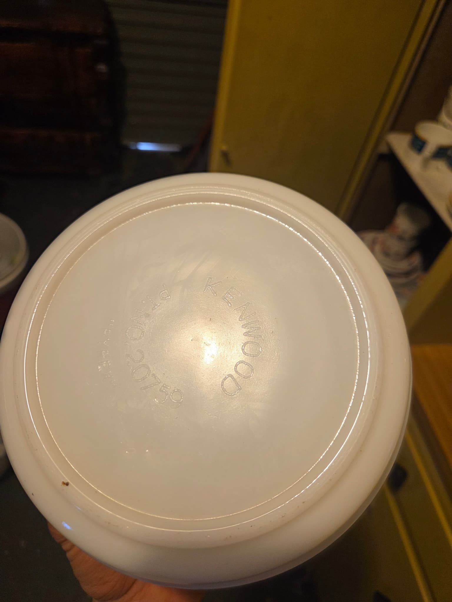 Vintage Kenwood Pyrex White Lion Head Soup Tureen Bowl — photo 4 of 5