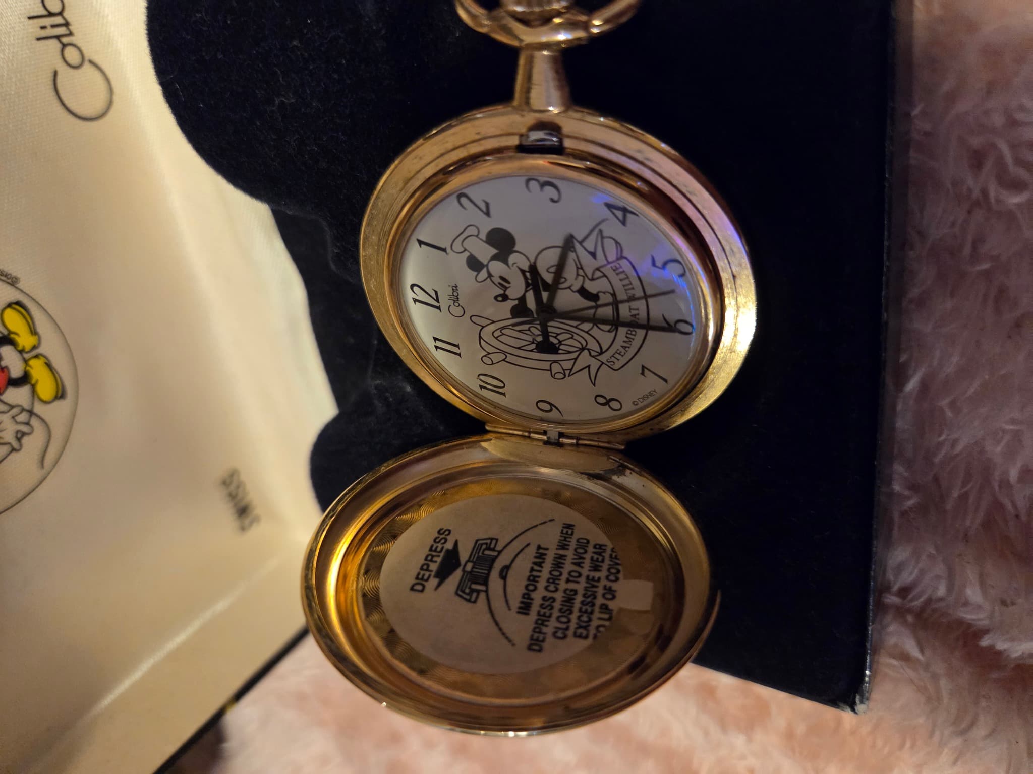 Vintage Mickey & Co. by Colibri Watch Set - Wristwatch & Pocket Watch — photo 3 of 5