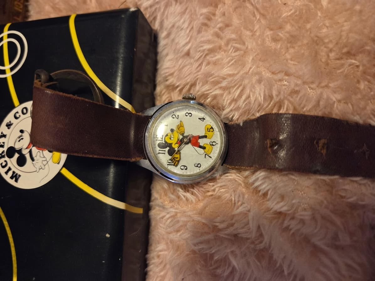 Vintage Mickey & Co. by Colibri Watch Set - Wristwatch & Pocket Watch — photo 1 of 5