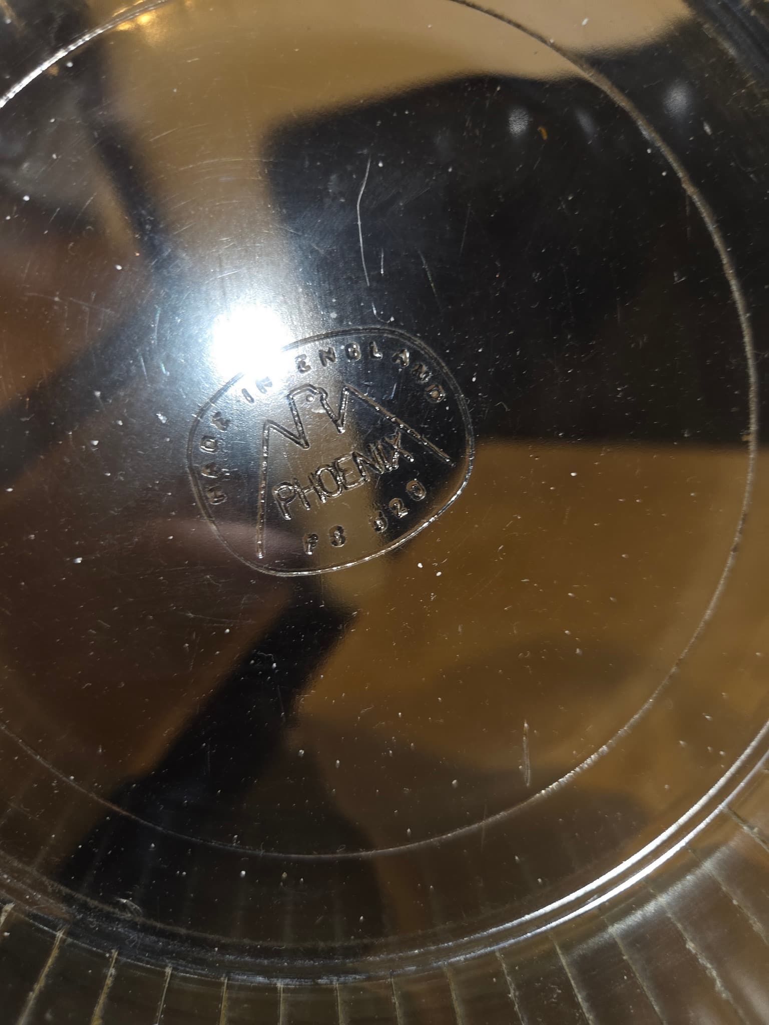 Vintage Phoenix Glass Fluted Casserole Dish - Made in England — photo 2 of 3