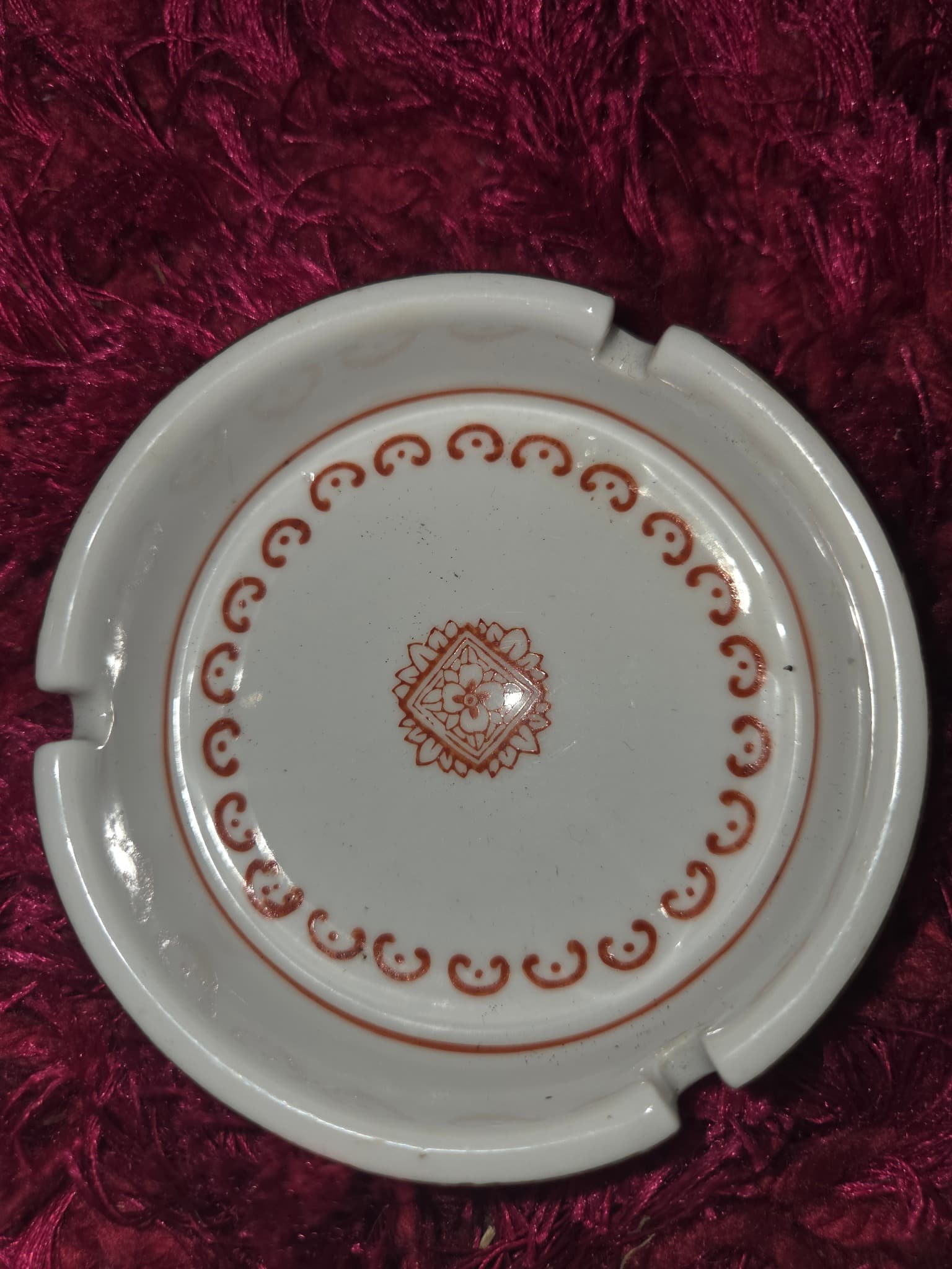 Vintage Porcelain Ashtray - Imari Style Pattern — photo 2 of 3