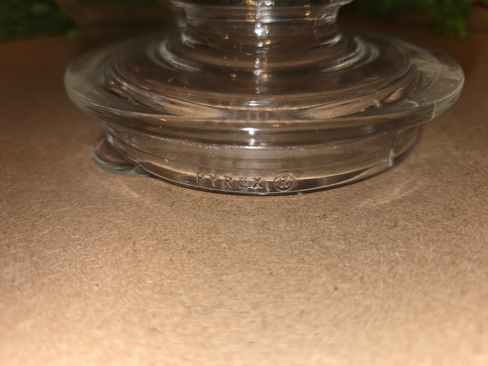 Vintage Pyrex Clear Glass Lidded Creamer Dish — photo 3 of 4