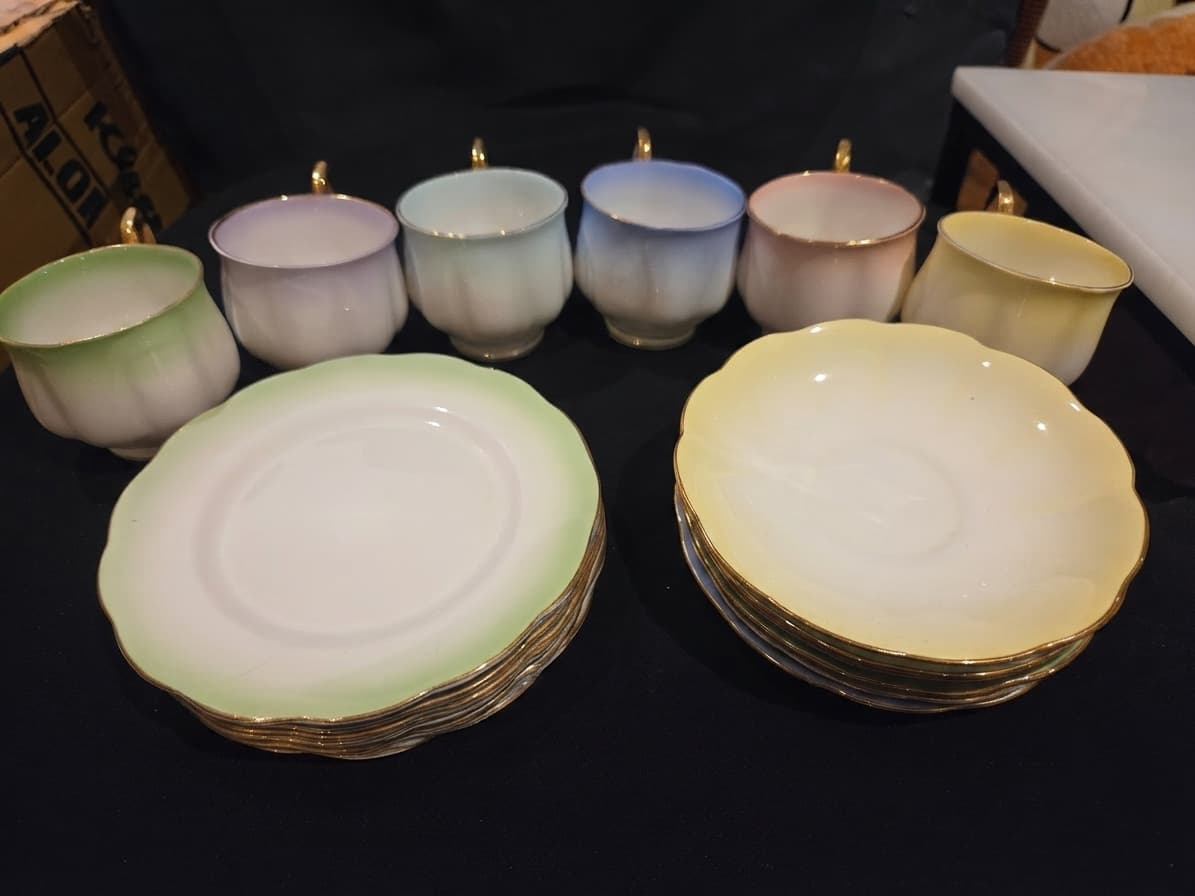 Vintage Royal Albert Pastel Bone China Tea Cup and Saucer Set — photo 1 of 4