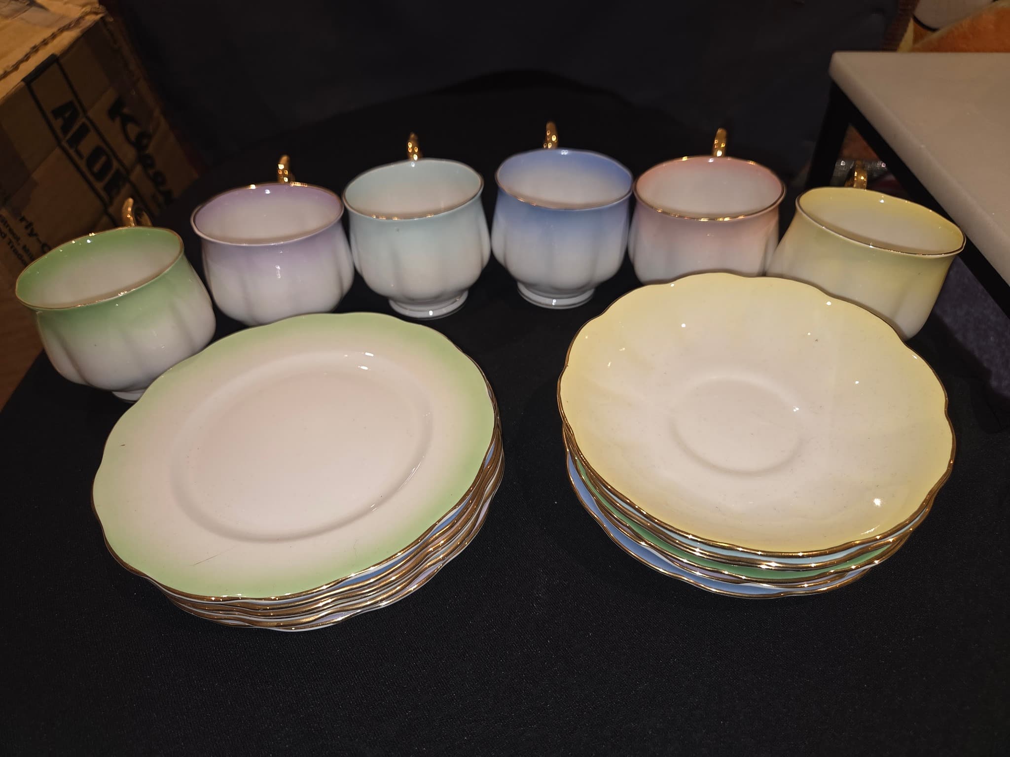 Vintage Royal Albert Pastel Bone China Tea Cup and Saucer Set — photo 2 of 4