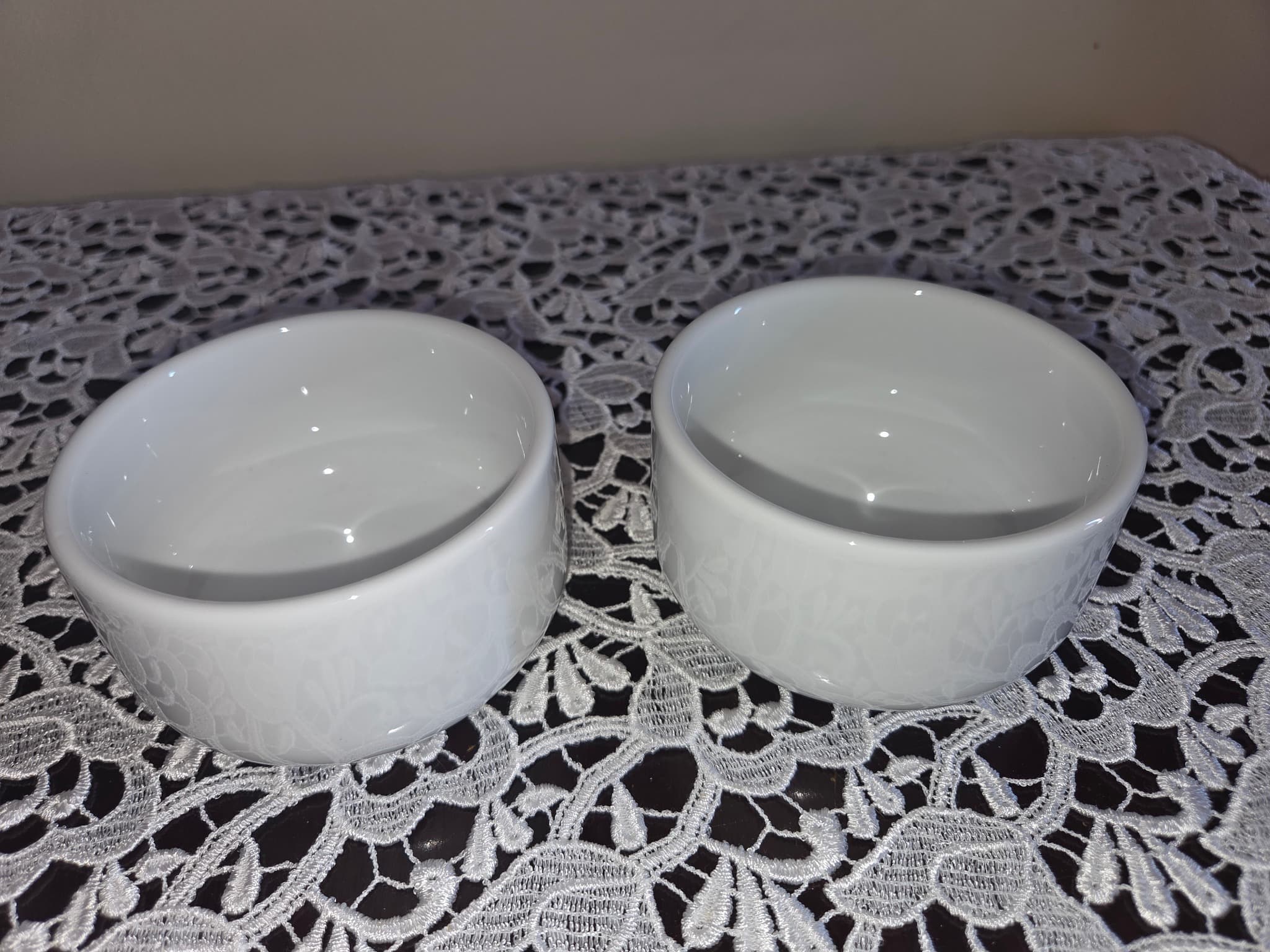White Ceramic Ramekins - Set Of 2 — photo 1 of 4