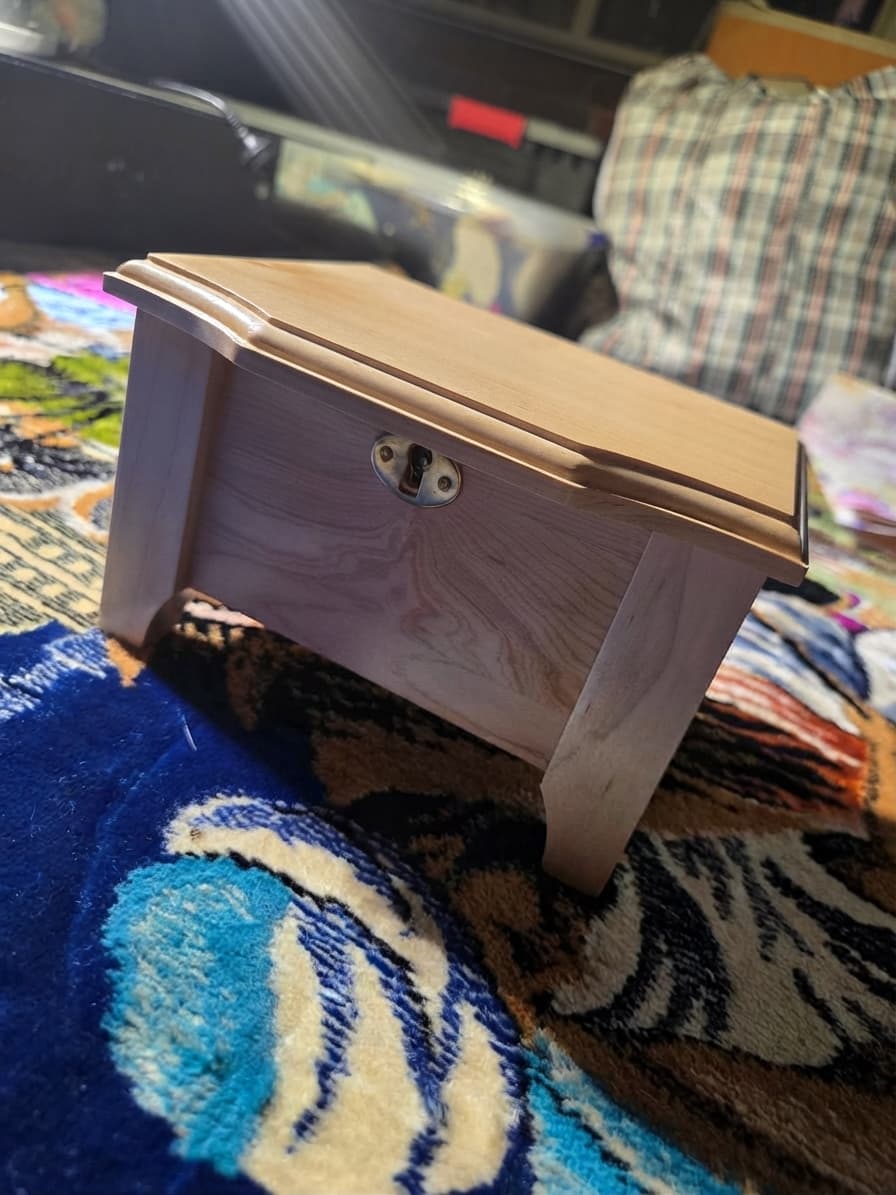 Wooden Ballerina Musical Keepsake Jewelry Box With Lock — photo 1 of 5