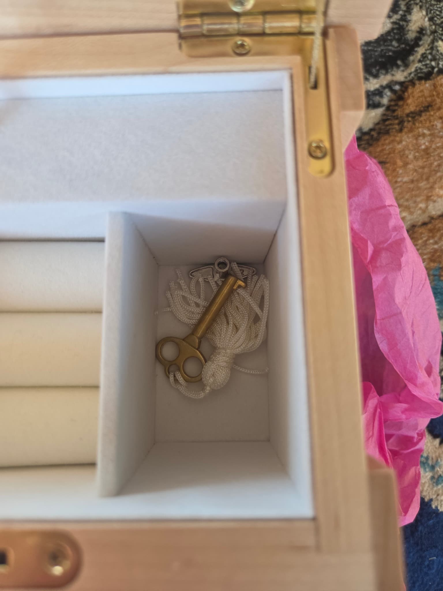 Wooden Musical Ballerina Keepsake Jewelry Box - New With Tags — photo 4 of 5