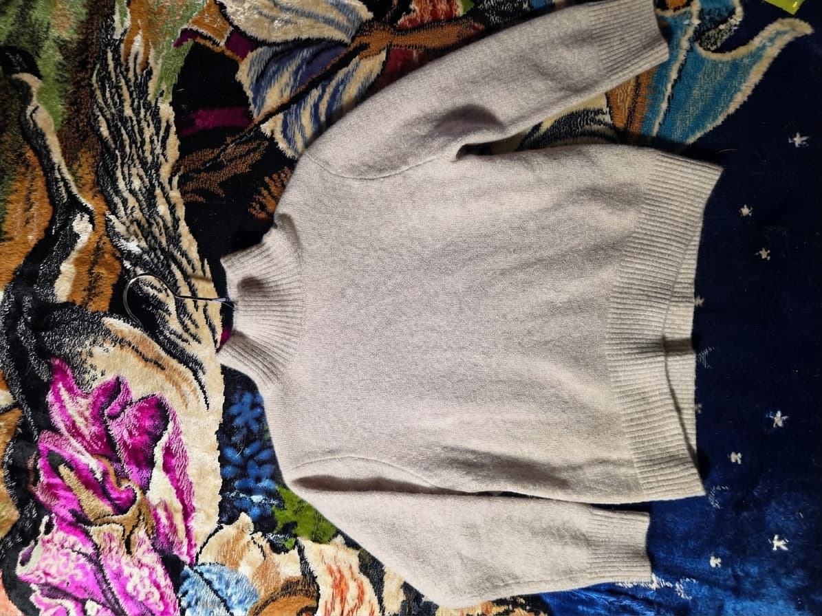 Zara Beige Mock Neck Knit Sweater - 12-18 Months — photo 1 of 2