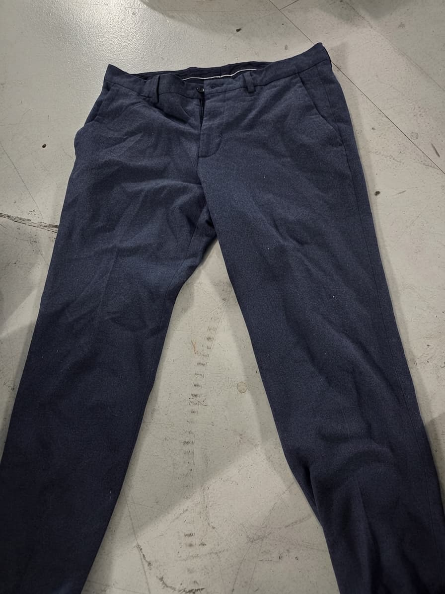 Zara Men's Navy Blue Dress Trousers - Size 30 — photo 1 of 2