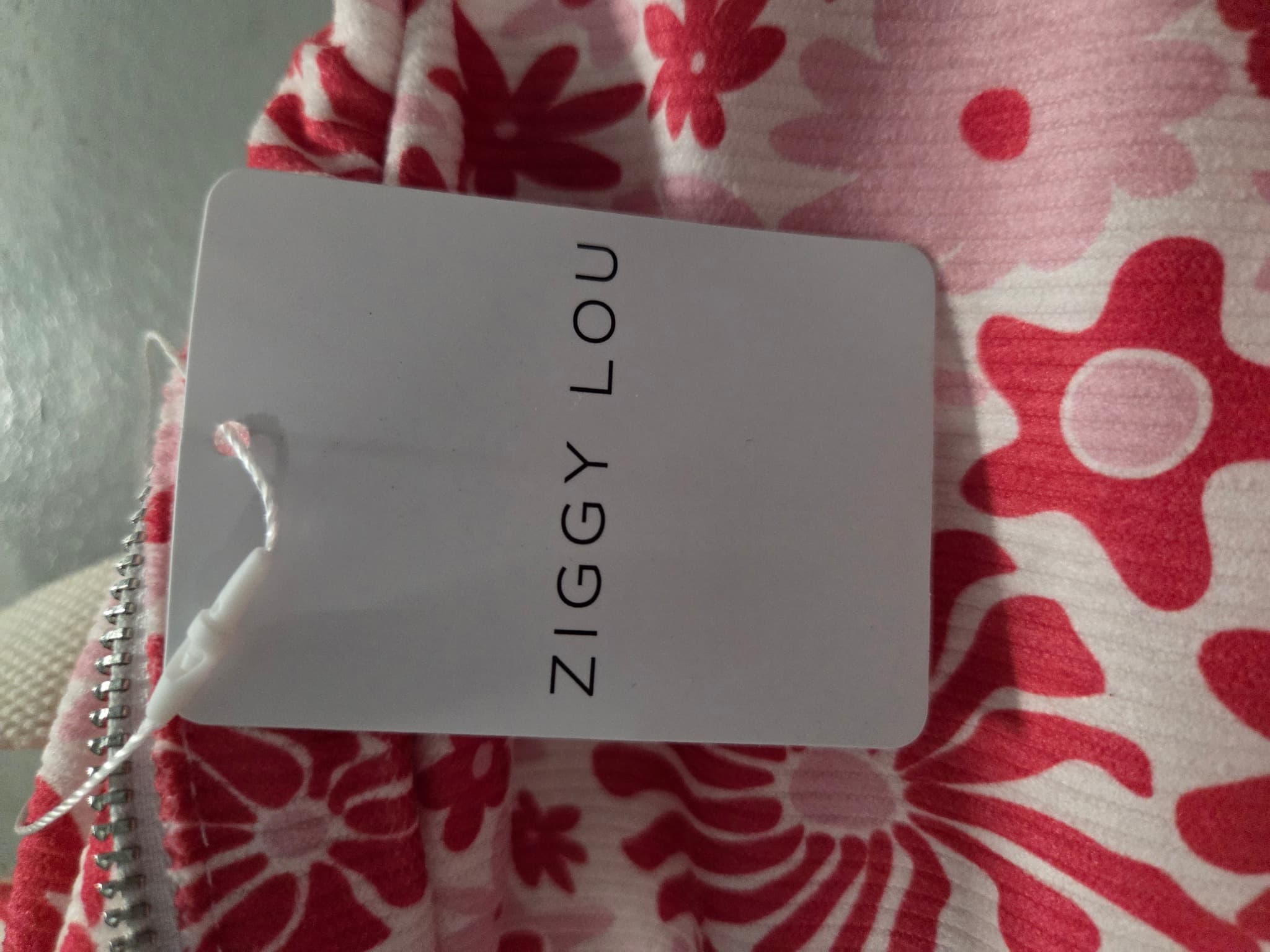 Ziggy Lou Corduroy Backpack - Retro Floral Pink — photo 2 of 3