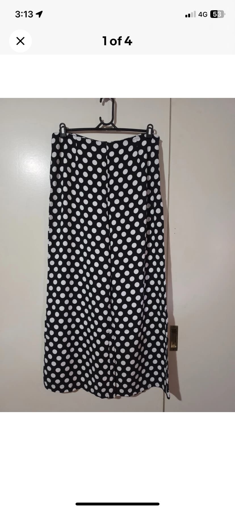 Country Road Wide Leg Polka Dot Trousers - Women's Size 14 — photo 2 of 3