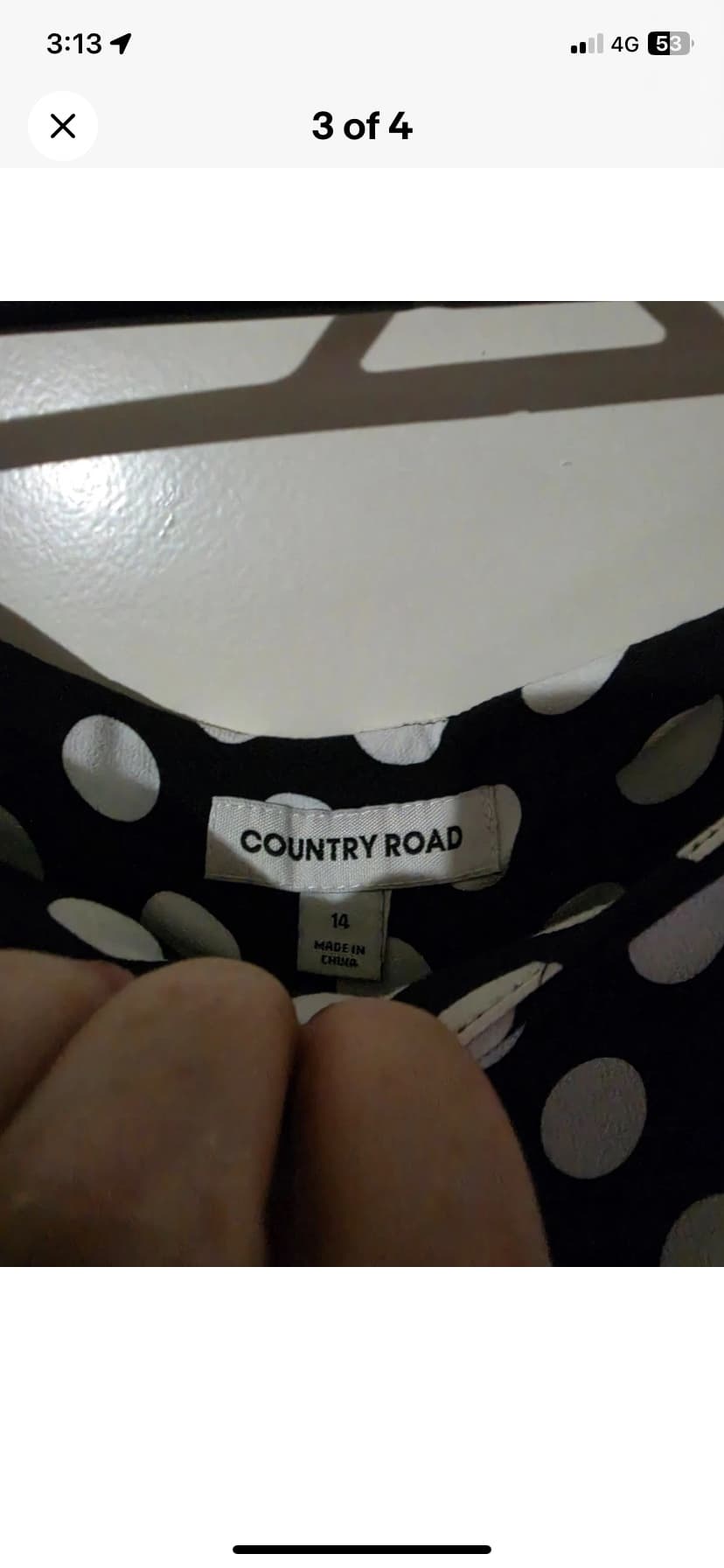 Country Road Wide Leg Polka Dot Trousers - Women's Size 14 — photo 3 of 3