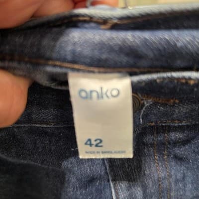 Anko Denim Jean Shorts - Dark Wash Size 42 — photo 4 of 5