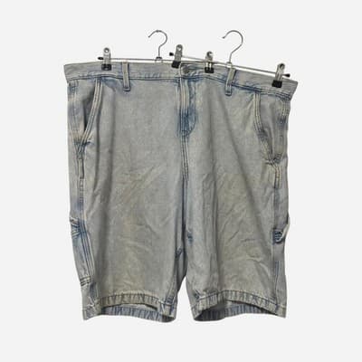 Anko Men's Denim Carpenter Shorts - Light Wash Size 40 — photo 1 of 5