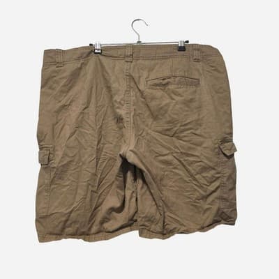 Anko Men's Cargo Shorts - Regular Fit Tan Cotton Size 44 — photo 3 of 5