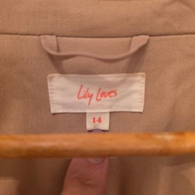 Lily Loves Tan Blazer - Women's Size 14 Tailored Smart Casual — photo 2 of 4